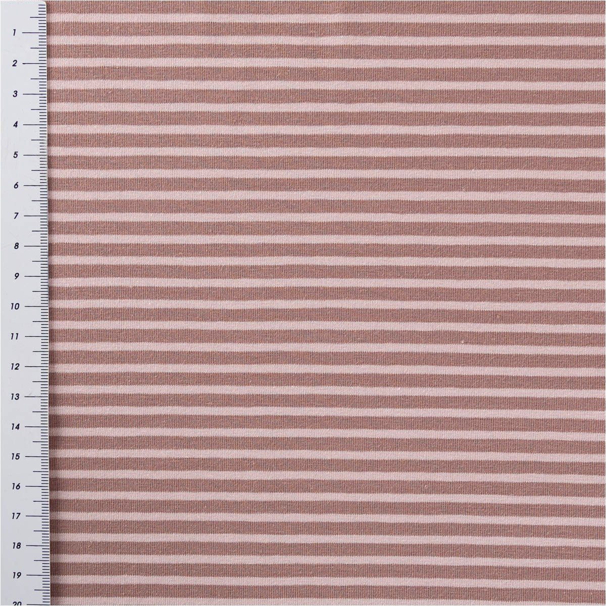 SCHÖNER LEBEN. Stoff Jersey Stoff Meterware Baumwolljersey Rayure Streifen lila 145cm, pflegeleicht