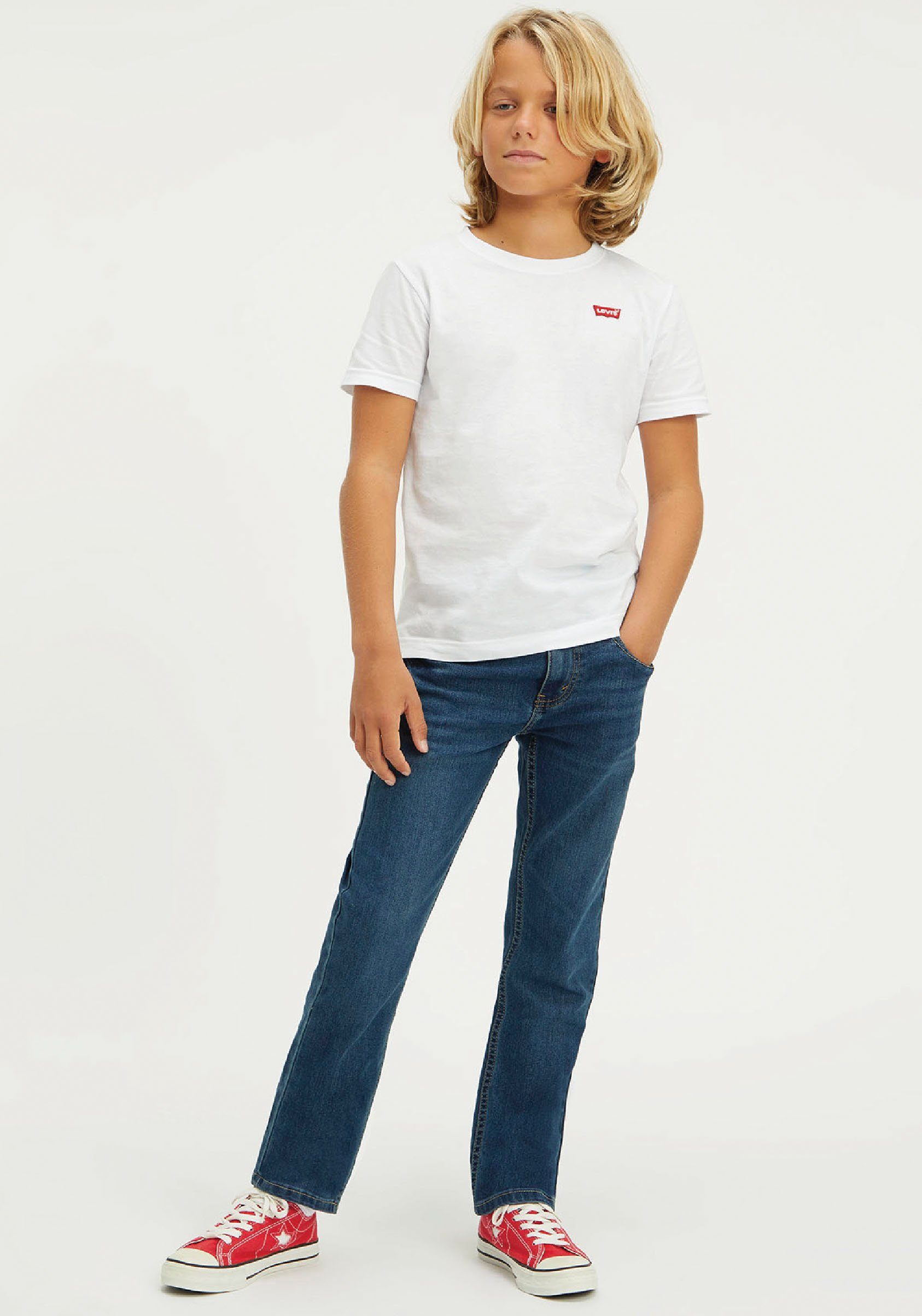 Levi's® Kids Stretch-Jeans LVB 511 ECO SOFT PERFORMANCE J for BOYS mid indigo blue used