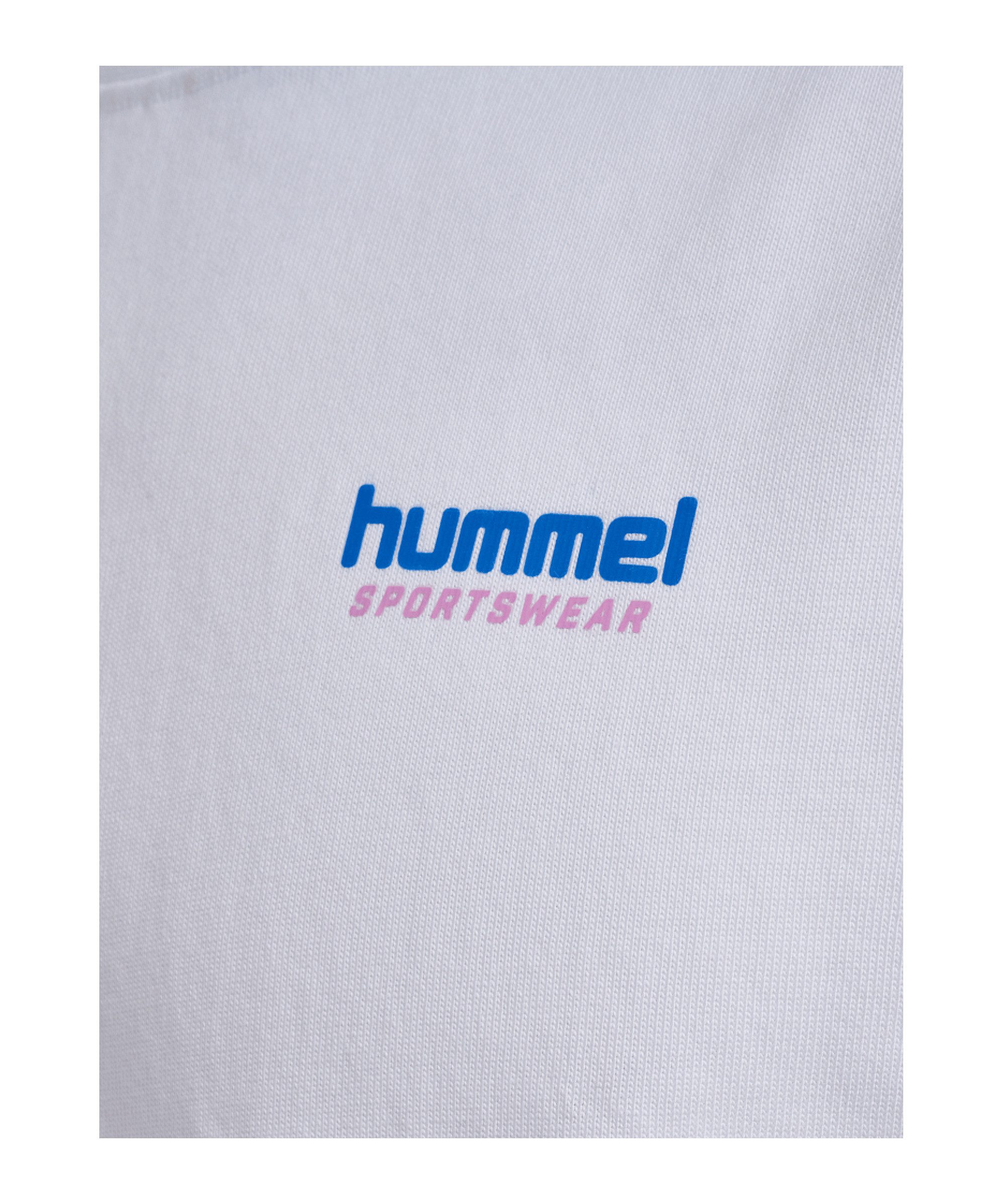 hummel T-Shirt Hummel Loose SW Stadium T-Shirt Weiß Baumwolle