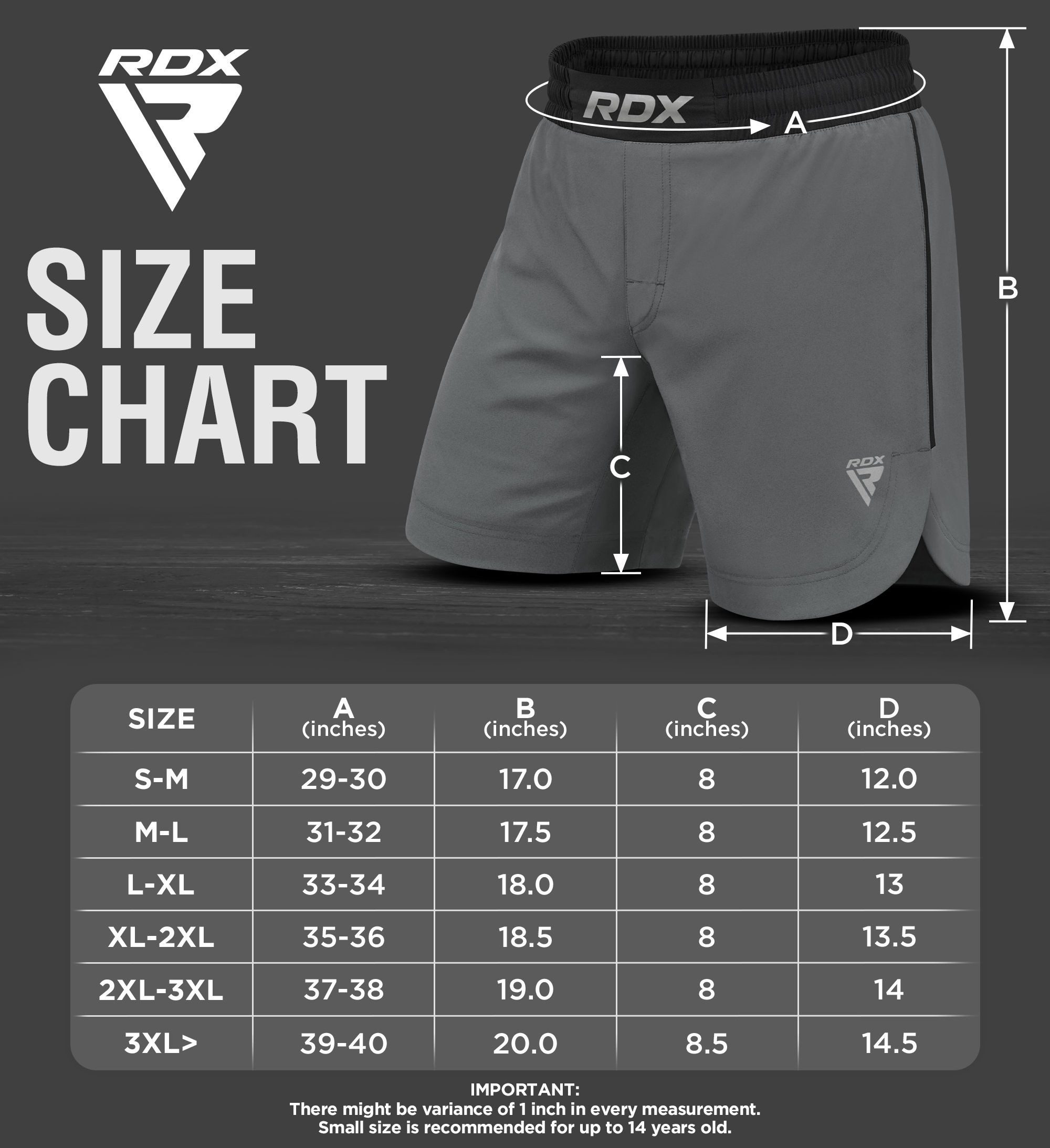 RDX Sports Trainingsshorts RDX MMA Shorts Sporthose Herren kurz, Trainingshose Herren, Kickboxen