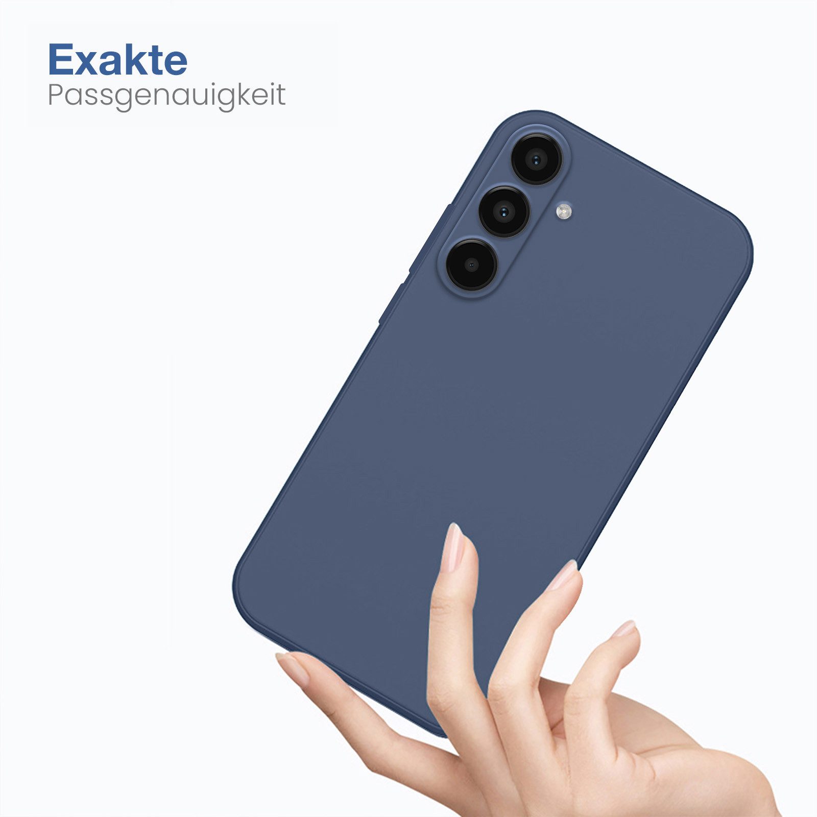 Tec-Expert Handyhülle SoftGrip Cover Hülle für Samsung Galaxy A55 5G, Handy Case Bumper integrierter Kameraschutz flexibel – Bild 5 von 5