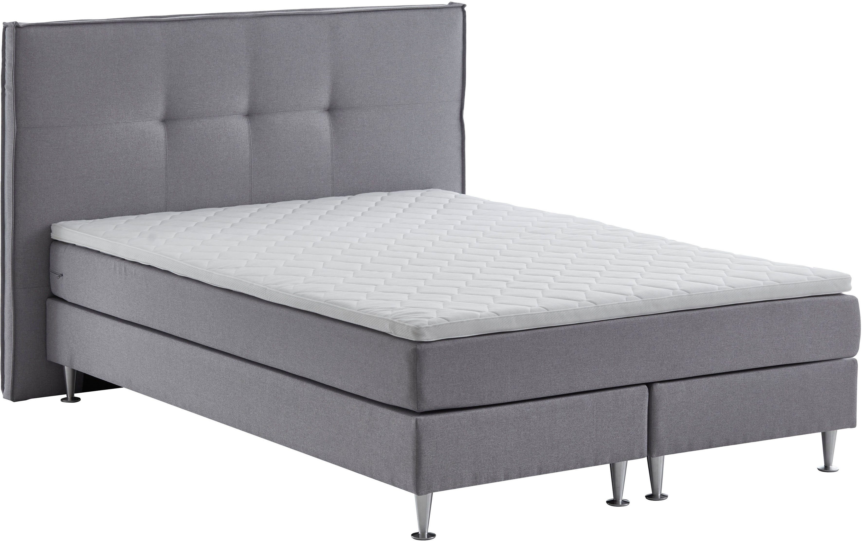ATLANTIC home collection Boxbett Barnett, mit Taschenfederkern-Matratze und Topper