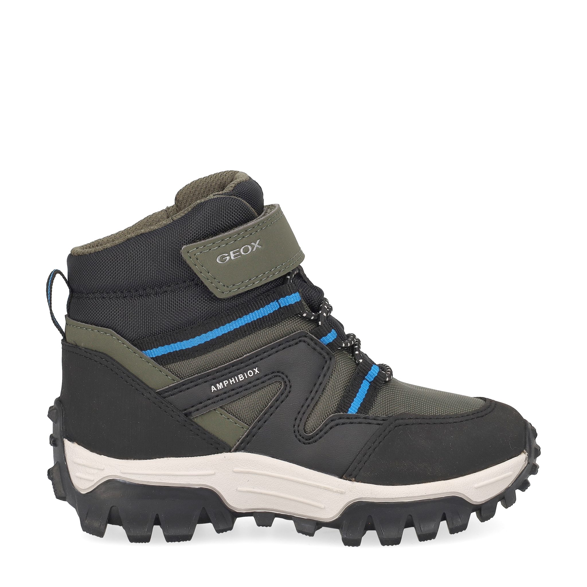 GEOX HIMALAYA, Warmfutter, Grün kombiniert, Kinder Winterstiefel