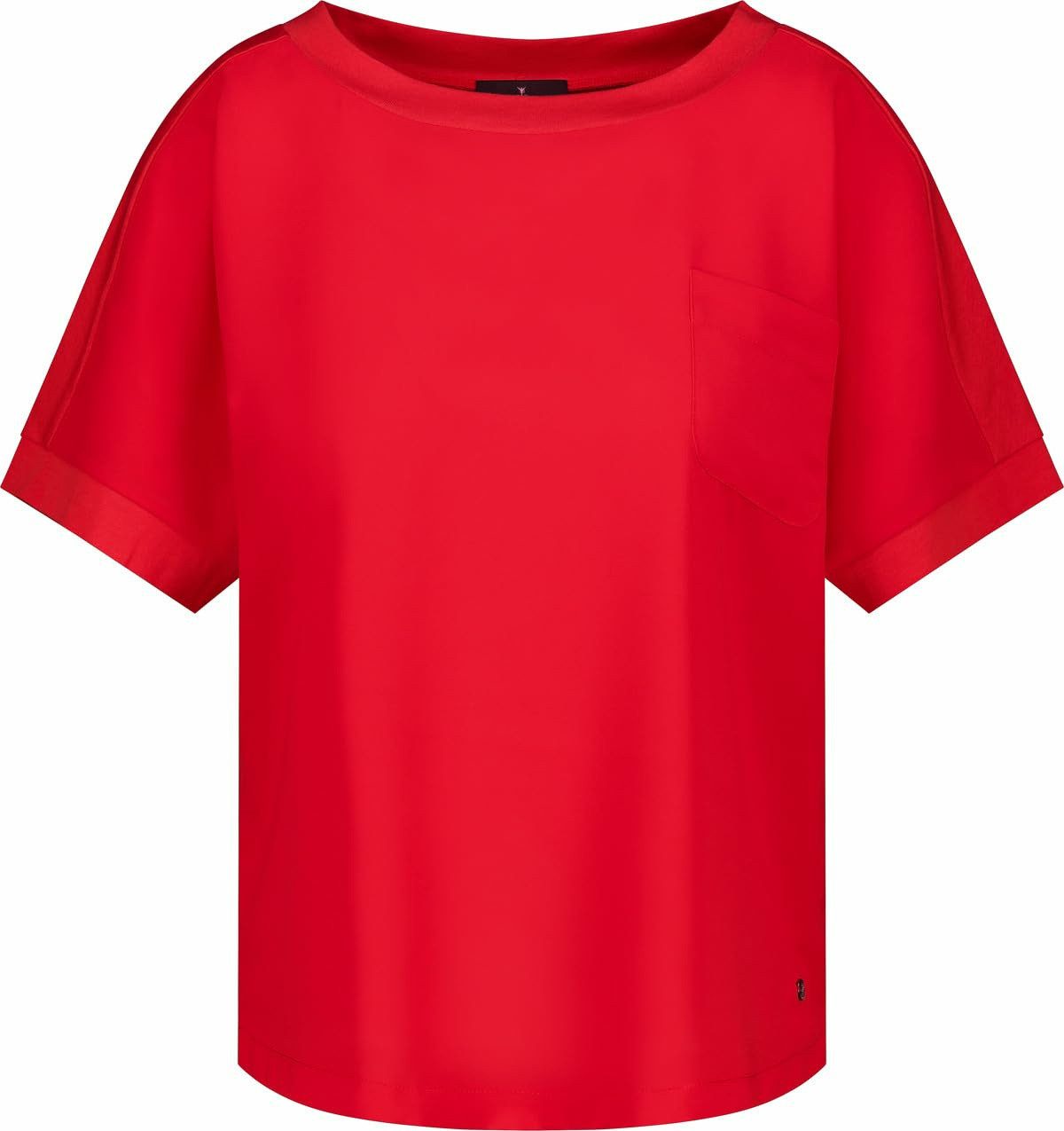 Monari Rundhalsshirt Rundhals T-Shirt für Damen (1-tlg., keine Angabe)