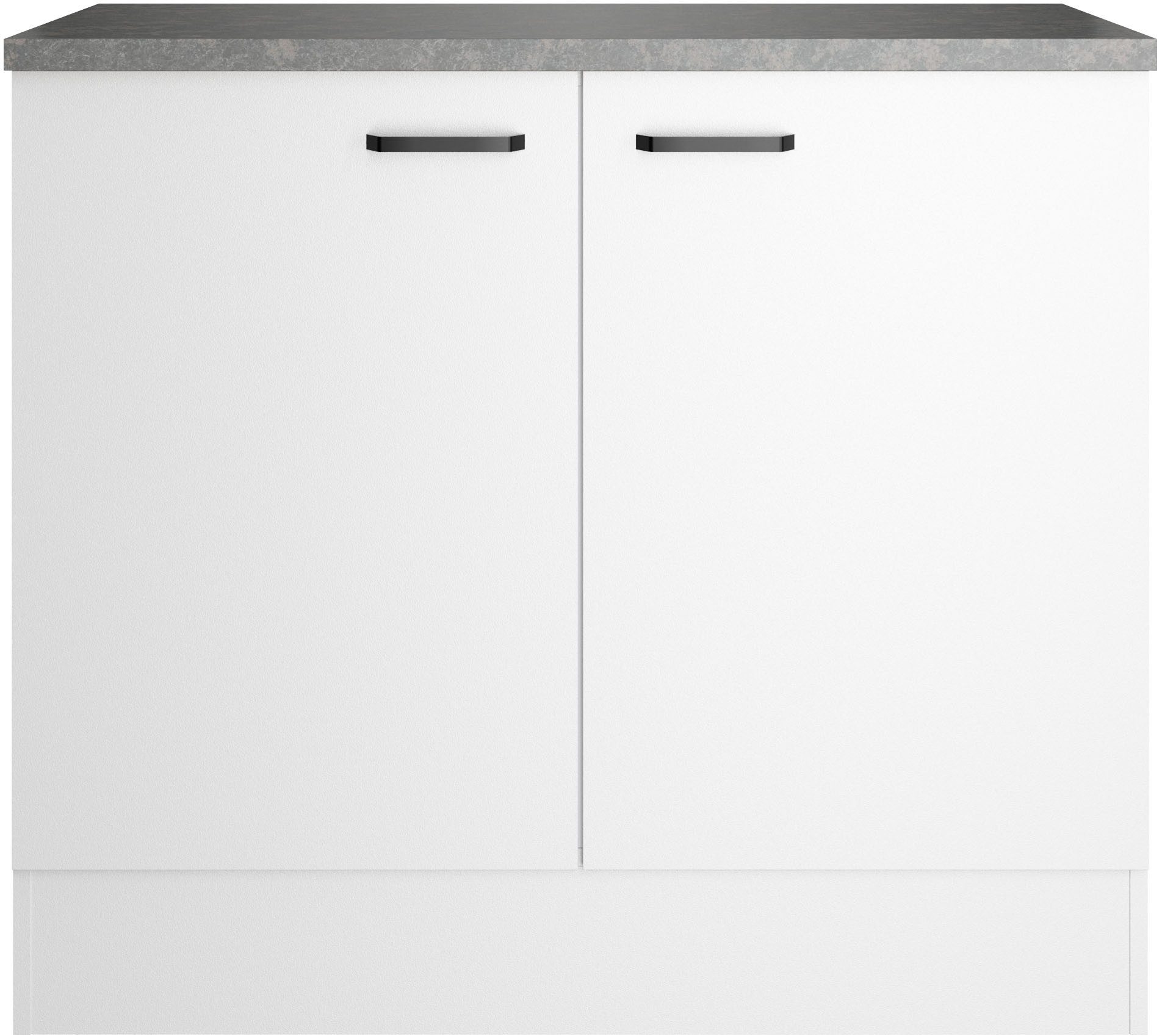 OPTIFIT Spülenschrank OPTImulti Breite 100 cm, Tiefe 60 cm, mit 2 Türen, inkl. Arbeitsplatte