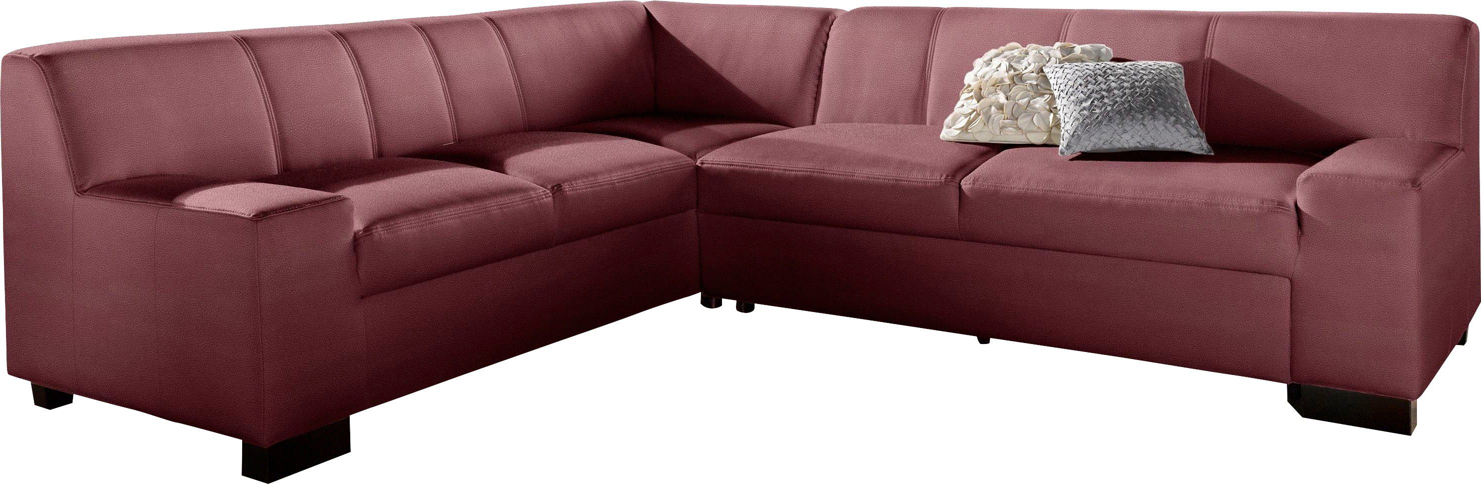 DOMO collection Ecksofa Norma, moderne Armlehnen, günstig online kaufen