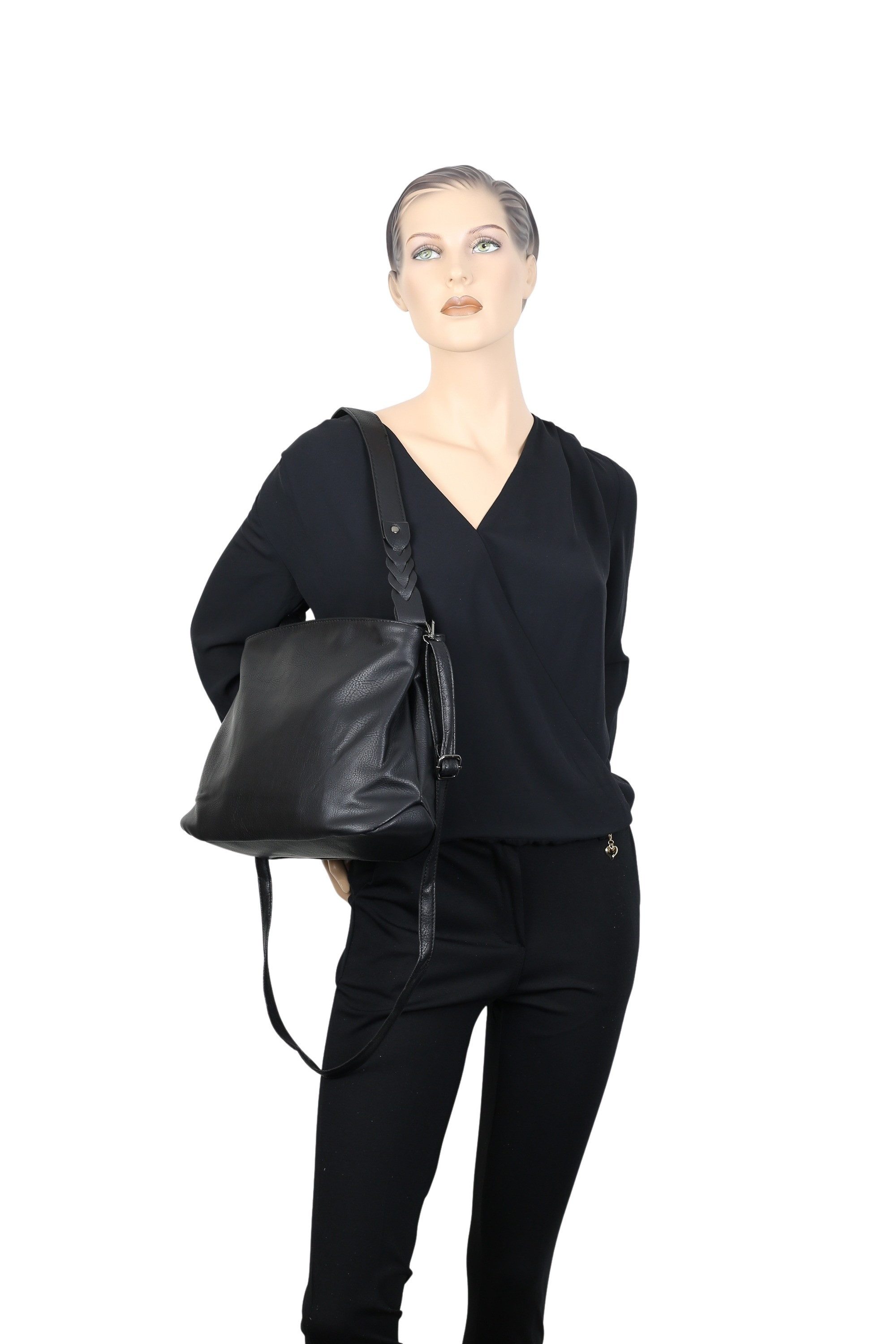 TONI&FRIENDS Schultertasche Flechtzauber, mit drei separaten RV-Fächern günstig online kaufen