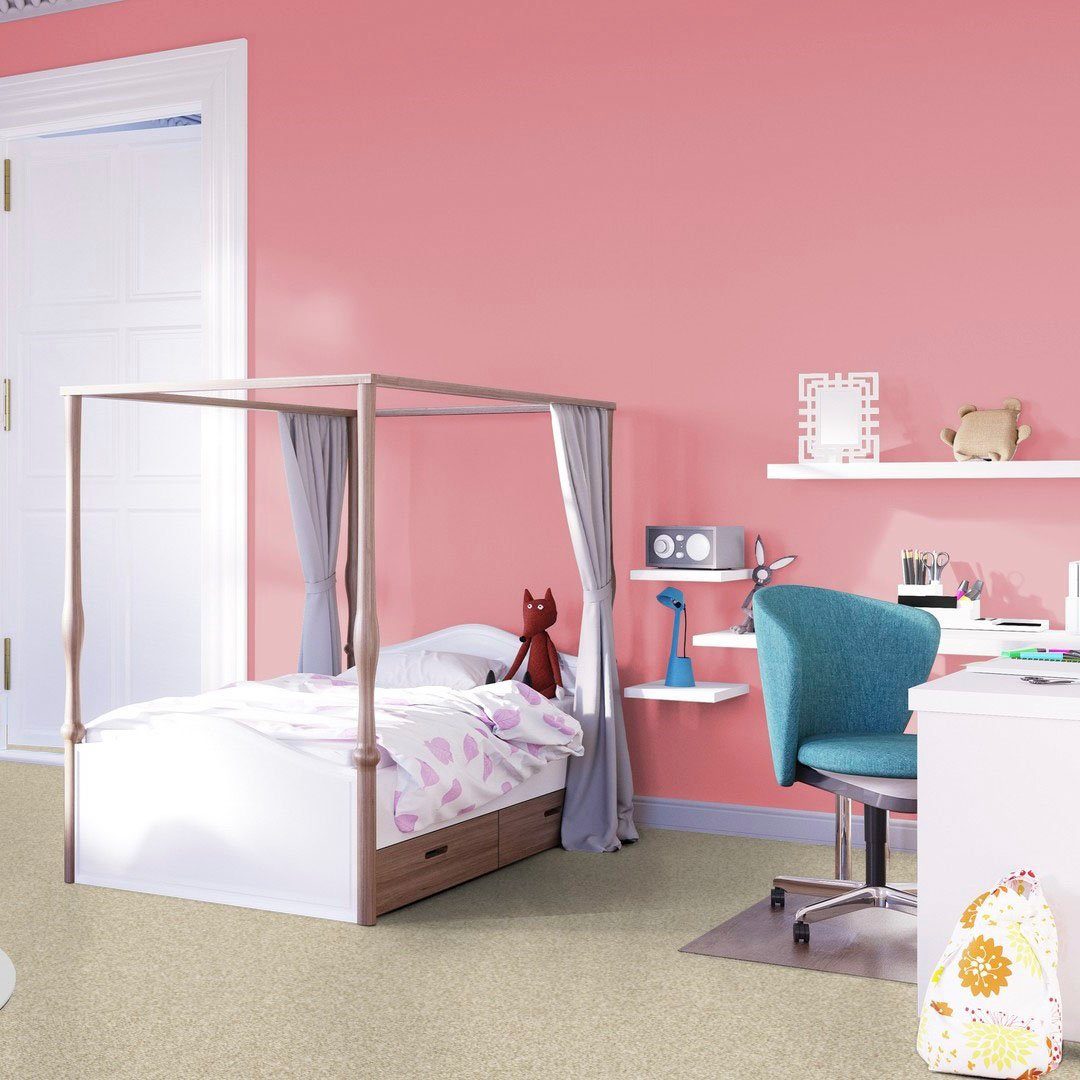 Kinderzimmer, Vorwerk, cm Passion Teppichboden mm, weiß Wohnzimmer, 400/500 1005 rechteckig, Schlingenteppich Schlafzimmer, 6 Breite (Luco), Höhe: