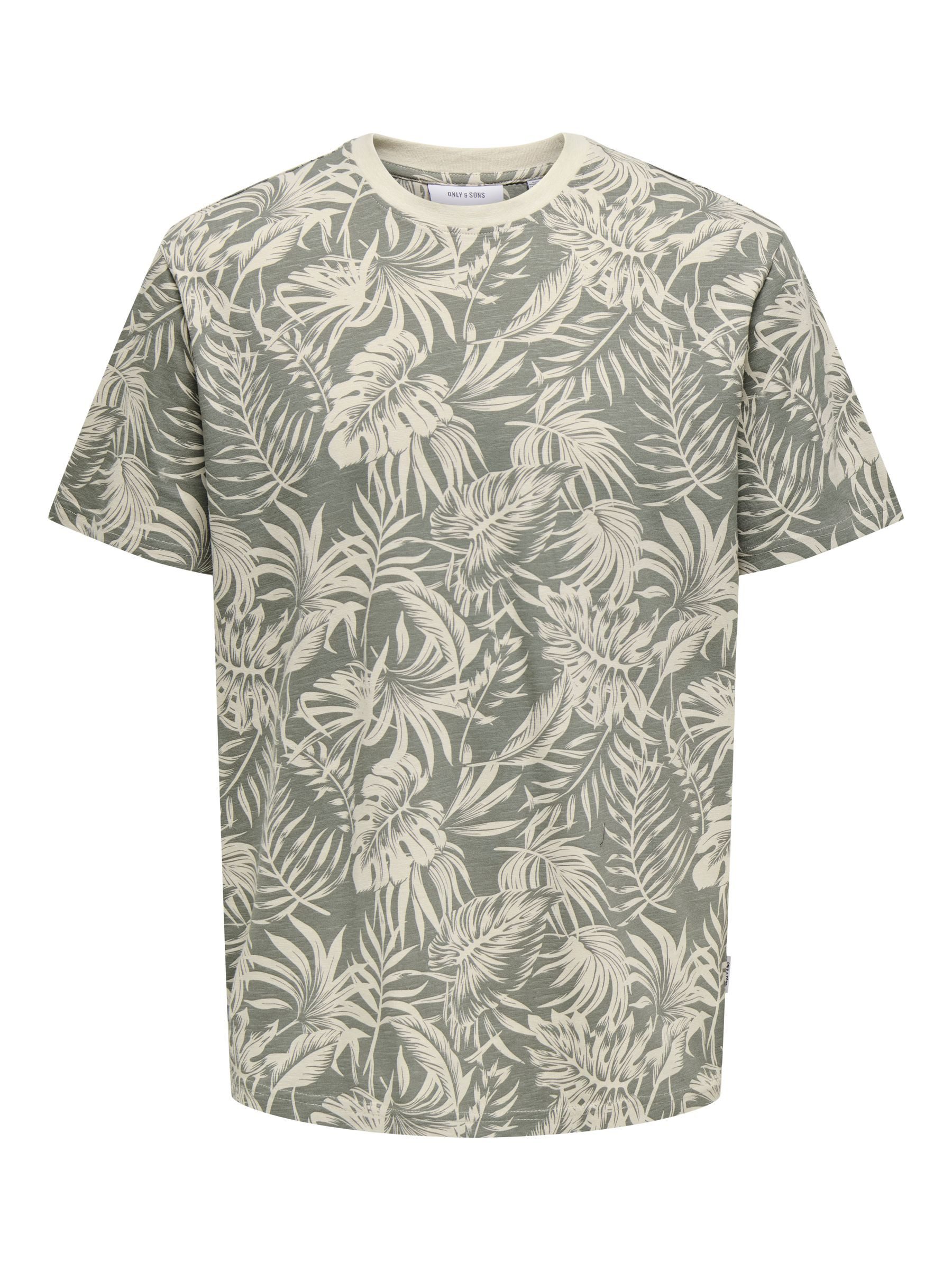 ONLY & SONS T-Shirt Tropisch Print günstig online kaufen