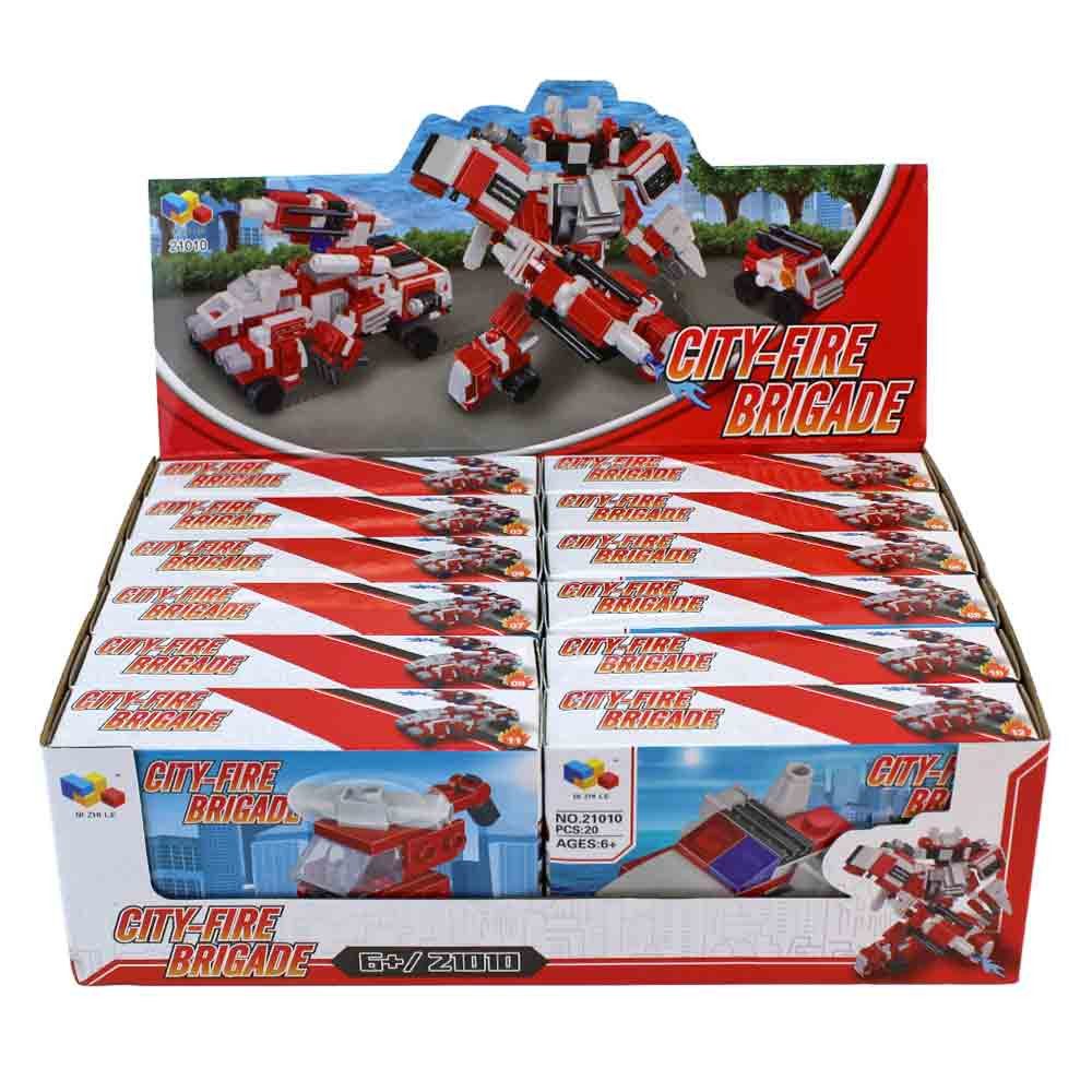 Rasehorn Spielzeug-Auto Feuerwehr Fahrzeuge Bausteine - günstig online kaufen