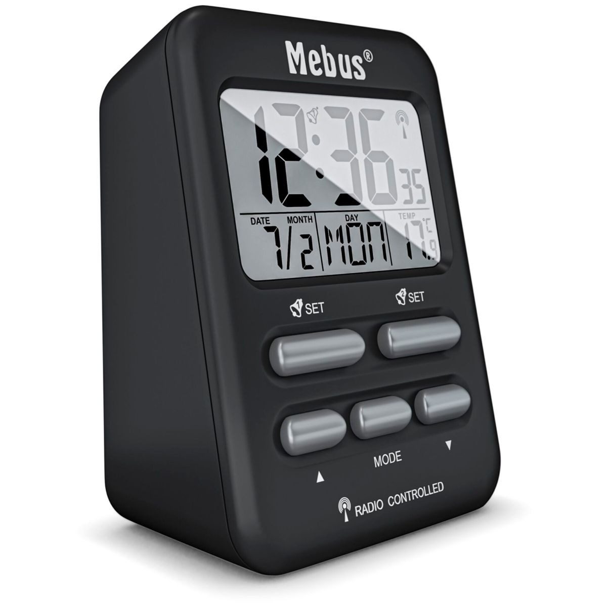 Mebus Wecker 25799 Funk-Wecker günstig online kaufen