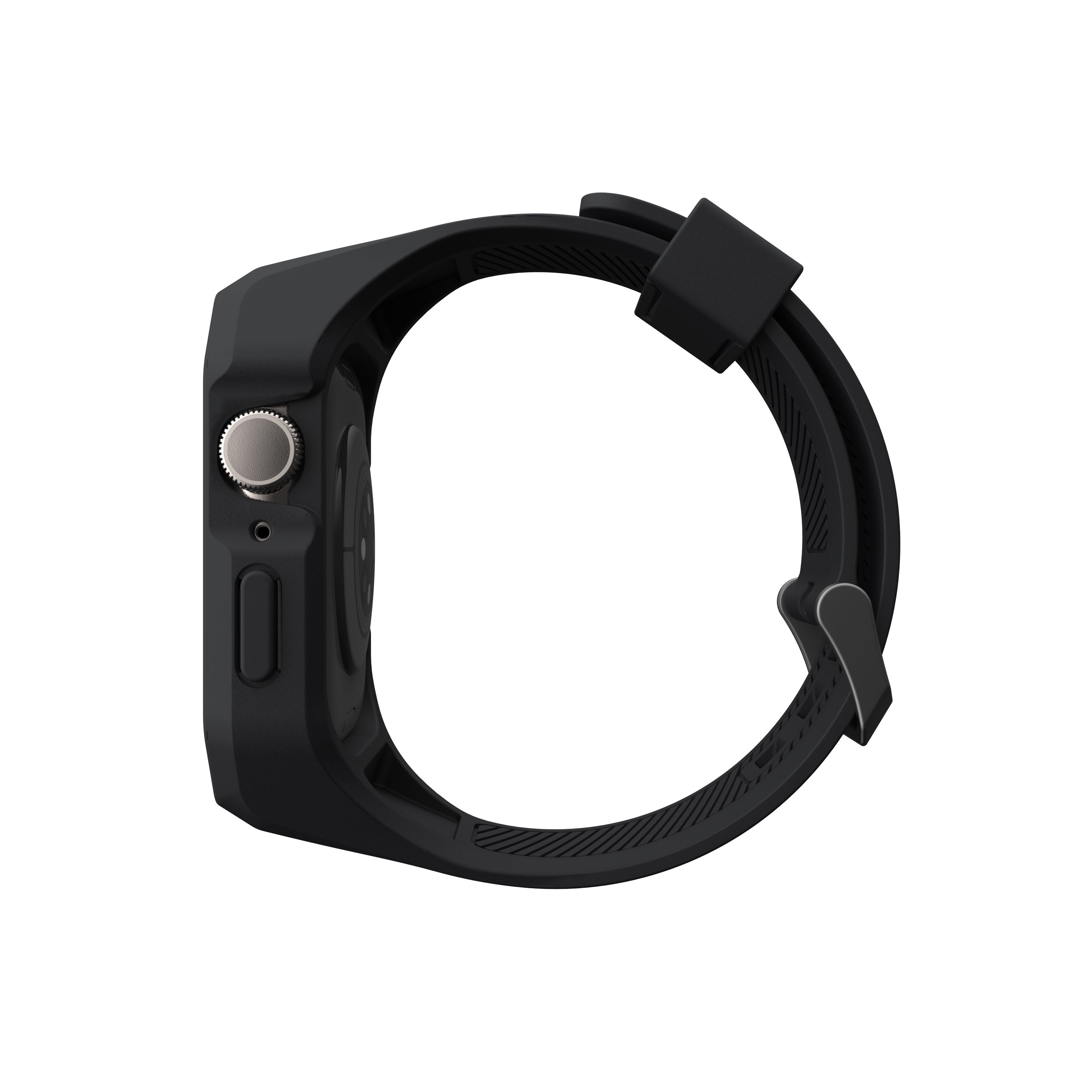 UAG Smartwatch-Hülle Scout - Apple Watch Hülle inkl. Armband,  [Displayschutz durch erhöhten Rand] - schwarz