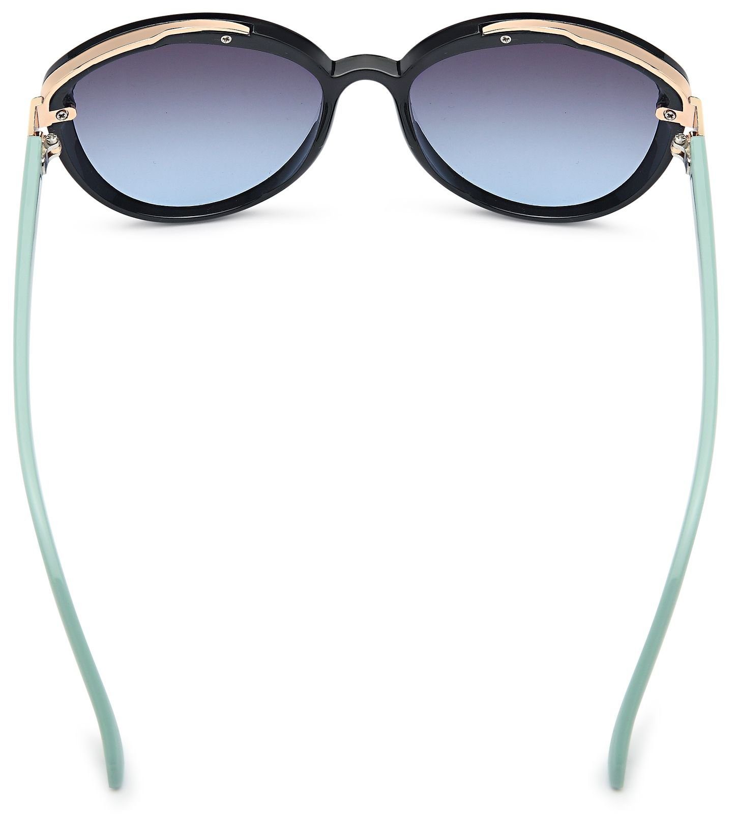 styleBREAKER Sonnenbrille Ovale Sonnenbrille - filigraner Kunststoff Rahmen (1-St) Gradient