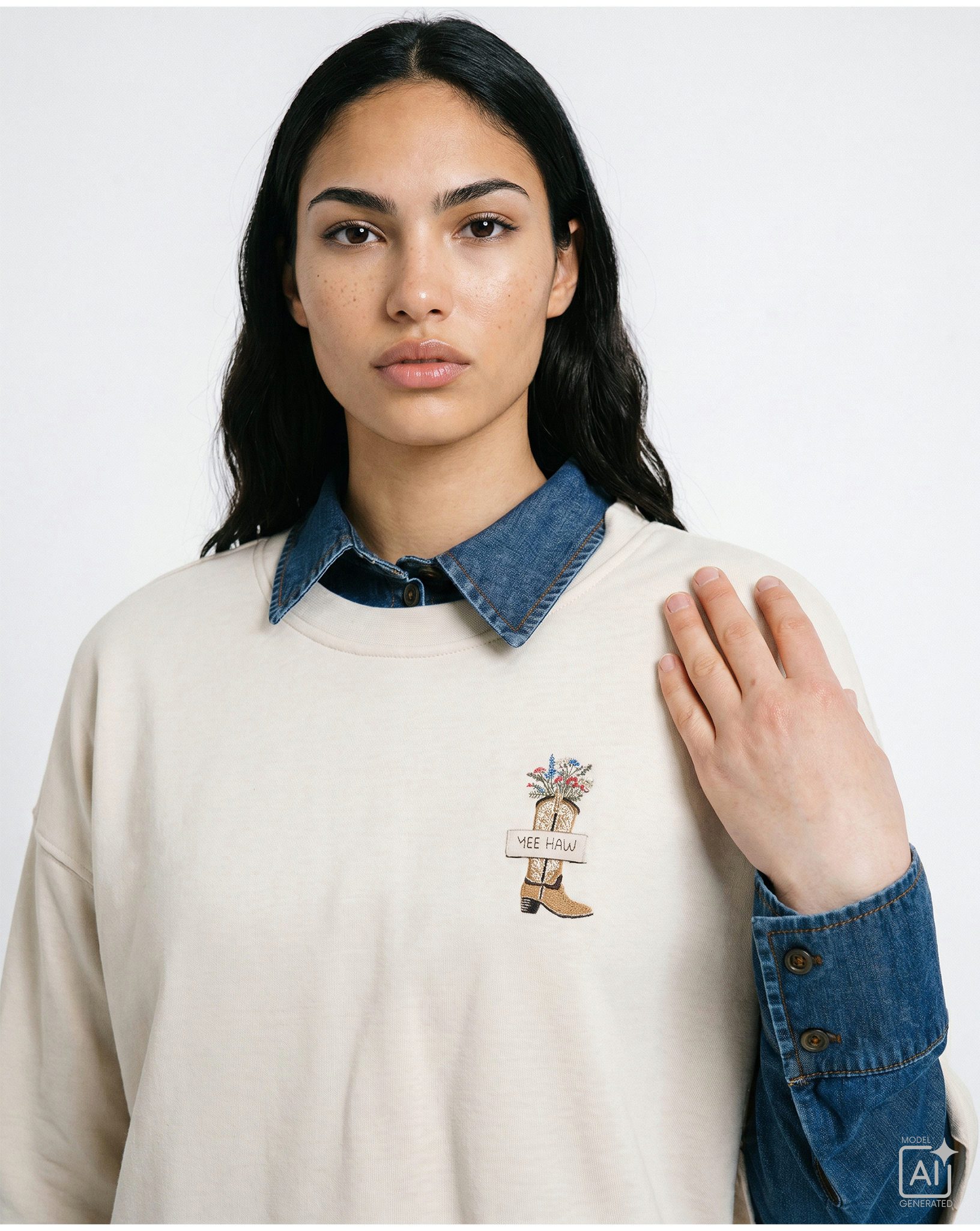 Smith & Soul T-Shirt mit Print, Boxy Fit
