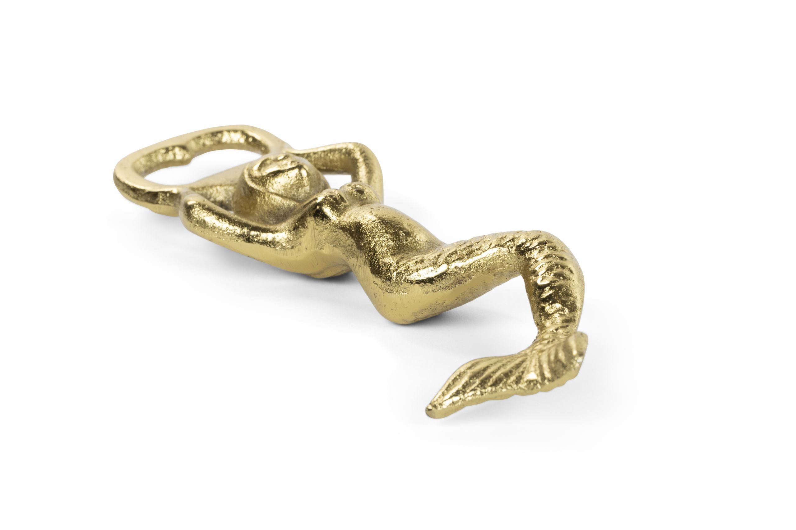 Bold Monkey Flaschenöffner Retro Flaschenöffner Kapselheber Mermaid Gold