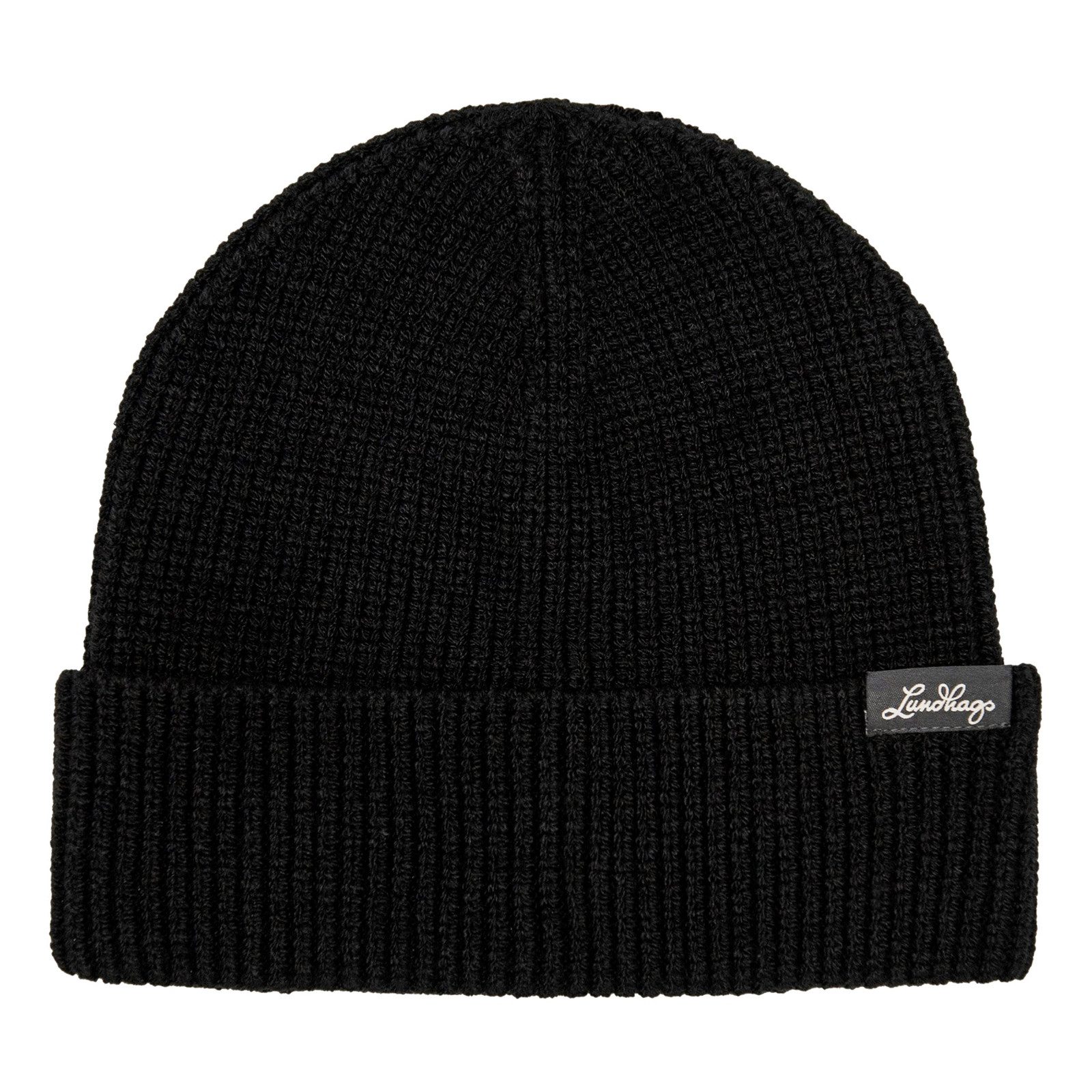 Lundhags Beanie Core Ribbed Beanie mit Marken-Logo-Patch