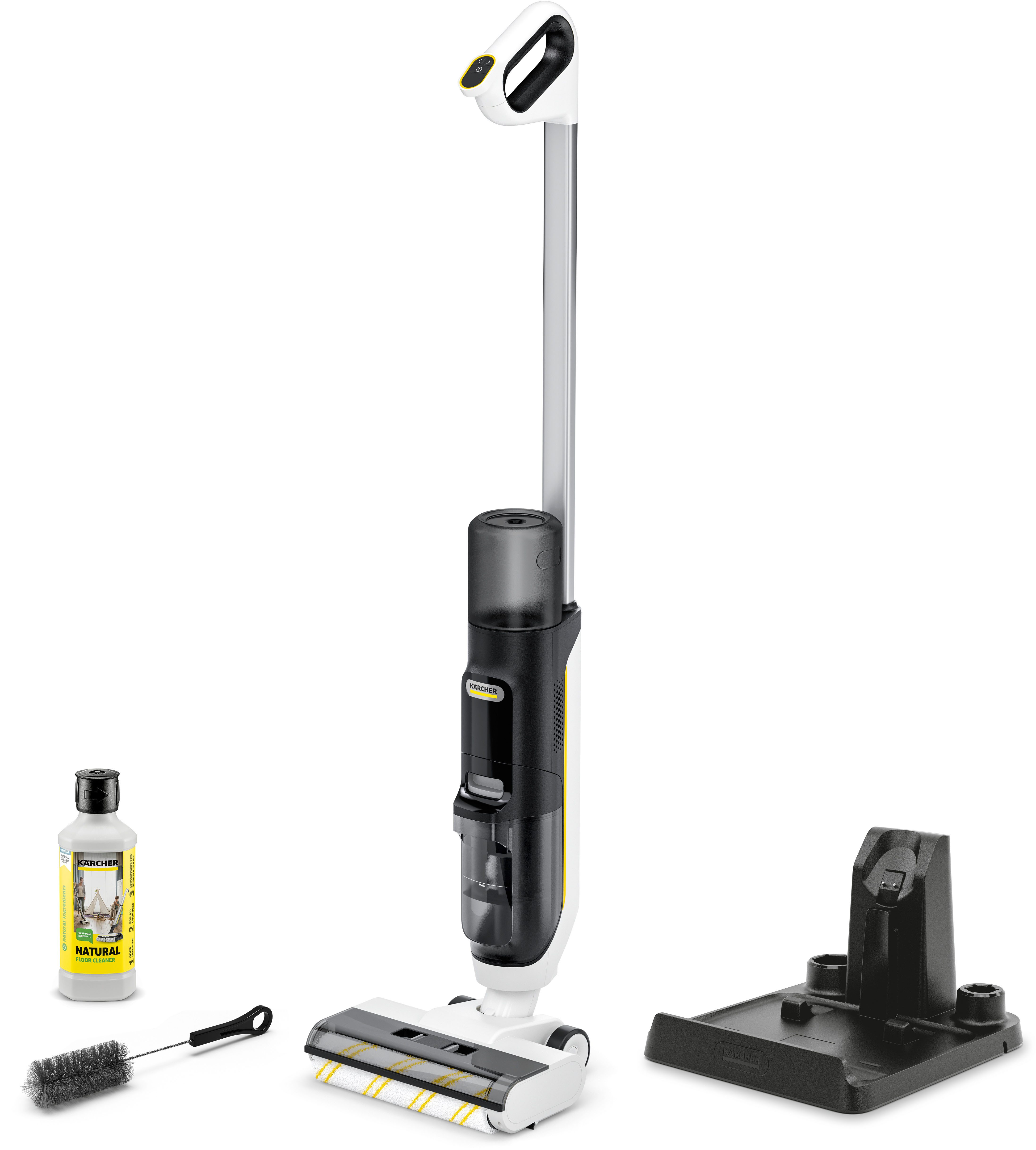 KÄRCHER Akku-Saugwischer FCV 3 Natural N, 160 W, beutellos, 3 in 1-Reinigung weiß