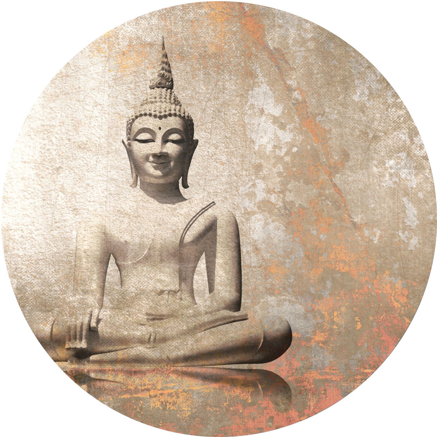 Sanders & Sanders Wandtattoo Buddha