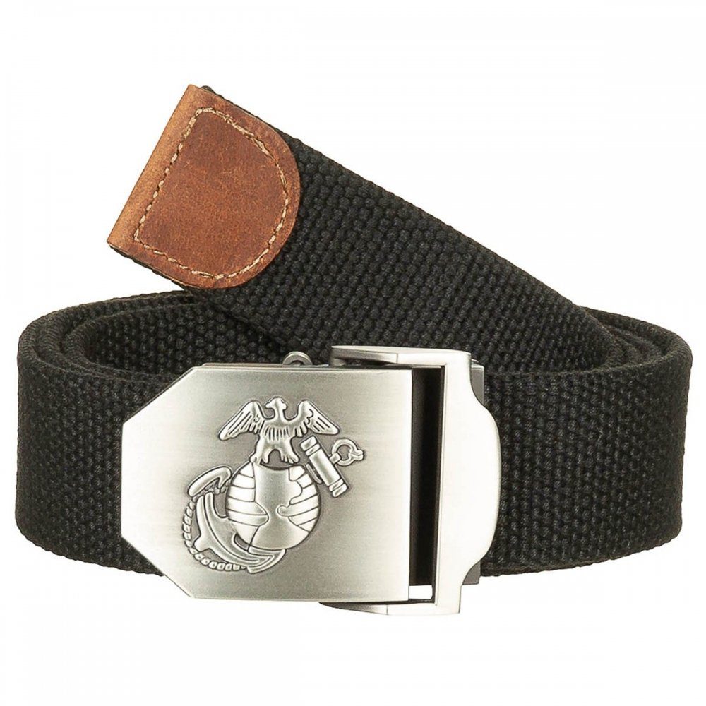 MFH Тканевые ремни USMC Ремни, schwarz, ca. 4 cm (Packung)