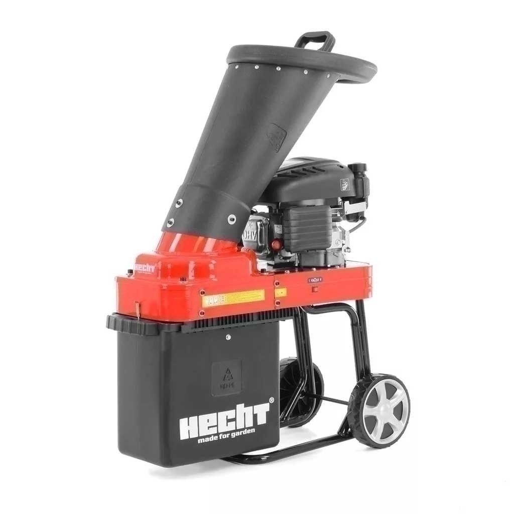 Hecht Messerhäcksler Benzin Gartenhäcksler mit 30 l Fangkorb, 4,3 PS