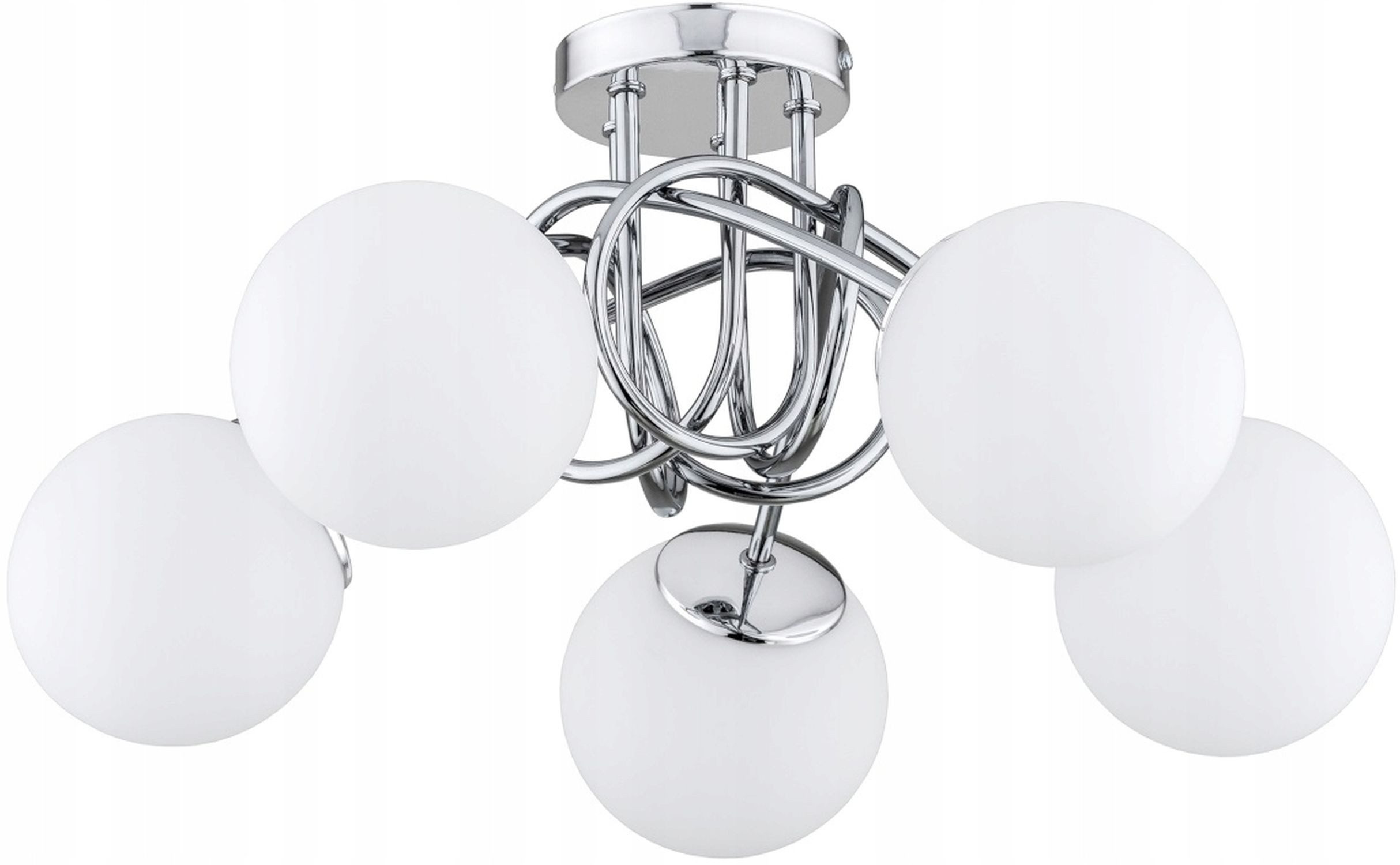Licht-Erlebnisse Deckenleuchte KAIDA, ohne Leuchtmittel, E27 Kugel Schirm Modern Deckenlampe