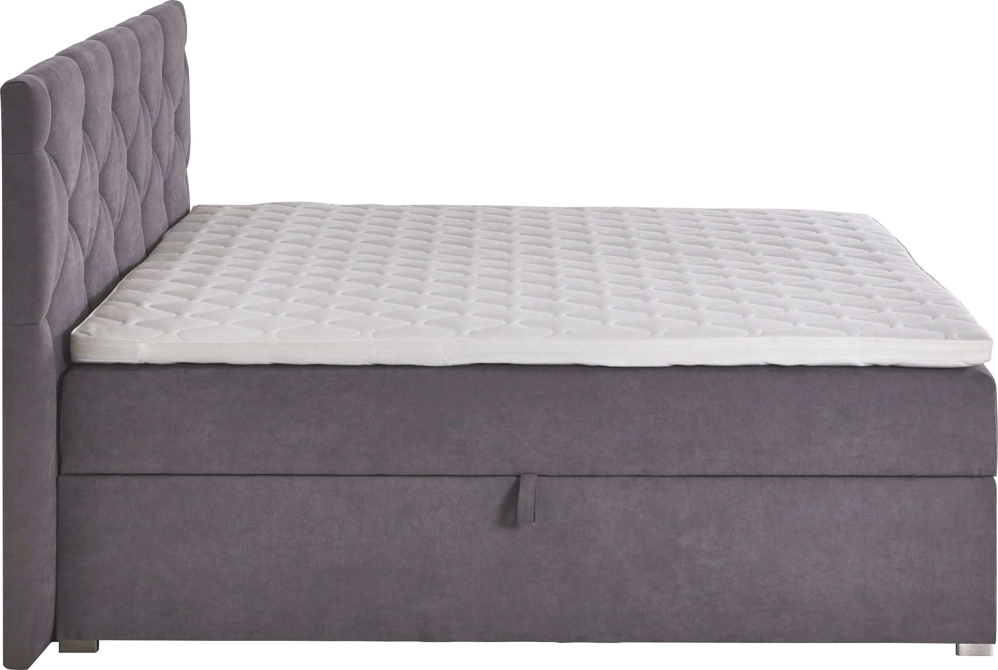ATLANTIC home collection Boxbett Meike, mit XXL-Bettkasten und Topper