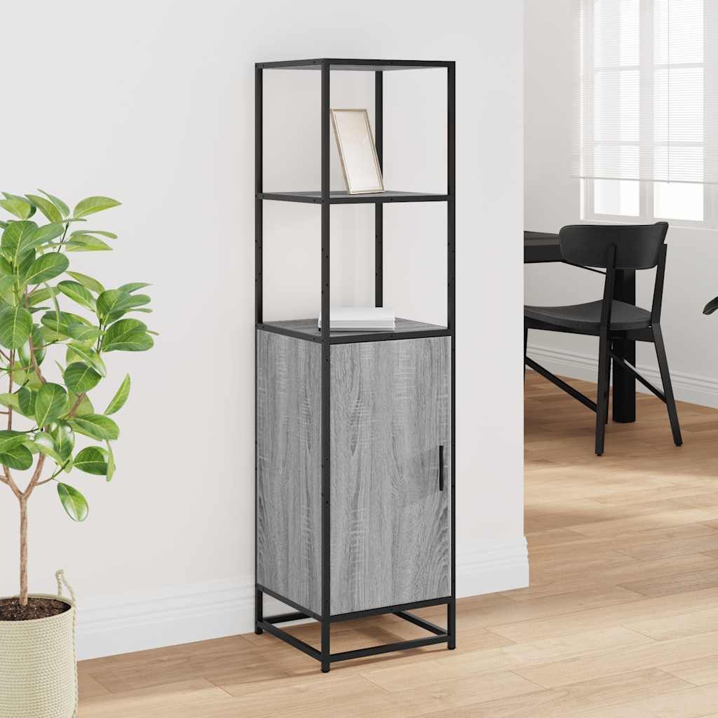 vidaXL Highboard Highboard Grau Sonoma 35,5x35x139 günstig online kaufen