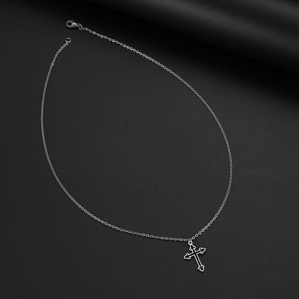 Color Design Kette mit Anhänger Kreuz günstig online kaufen