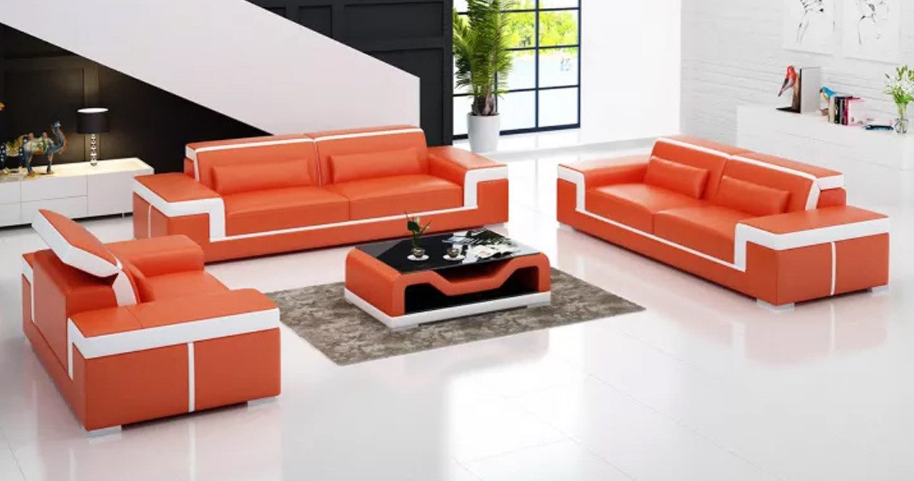 Xlmoebel Polstergarnitur Wohnlandschaft Sofa 3-Sitzer Ecksofa Polster Designer Garnitur, (Sofagarnitur 2+2+1 Sitzer), Hergestellt in Europa