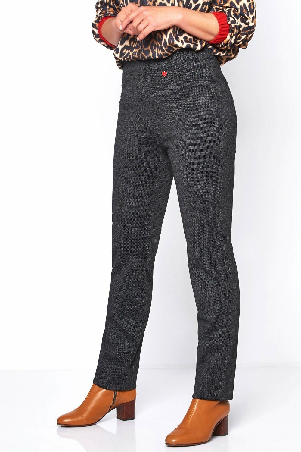 Relaxed by TONI Jerseyhose Alice in Tweed-Optik