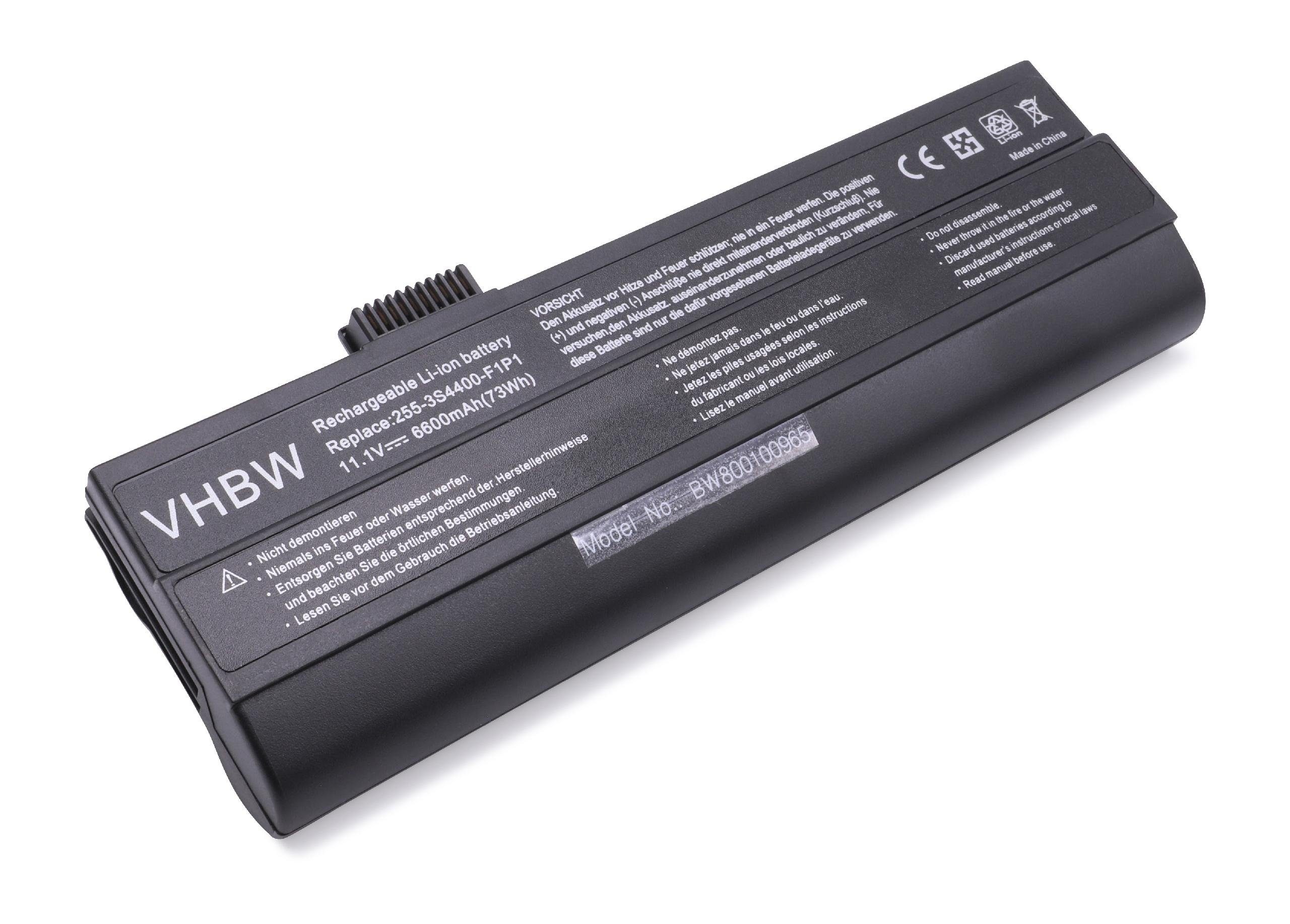 vhbw kompatibel Li-Ion (11,1 4500A, Maxdata mit 4000L 6600 V) mAh Eco Laptop-Akku