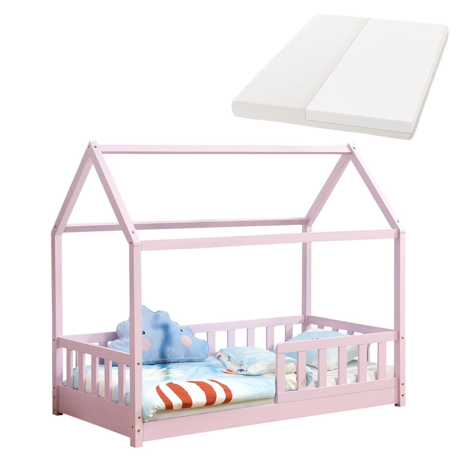 Juskys Kinderbett Marli, 80x160 cm, 3 günstig online kaufen