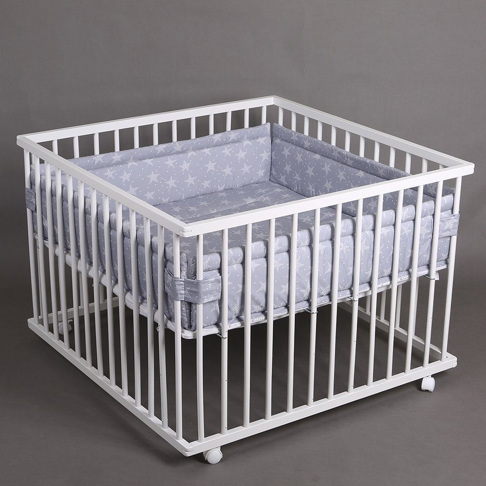TIGGO Laufgitter Laufgitter Laufstall Babylaufstall 100x100cm günstig online kaufen