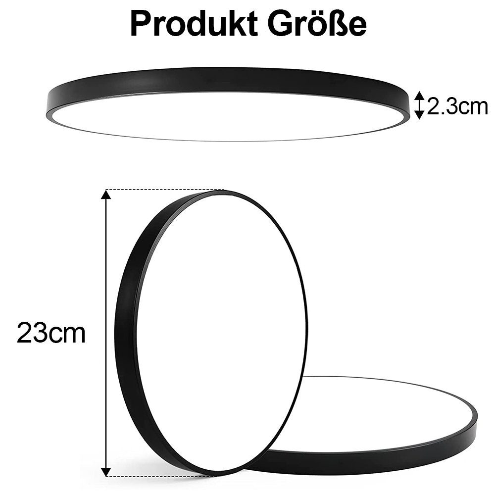 Qualra LED Deckenleuchte 3000K/4000K/6000K Dimmbar LED günstig online kaufen