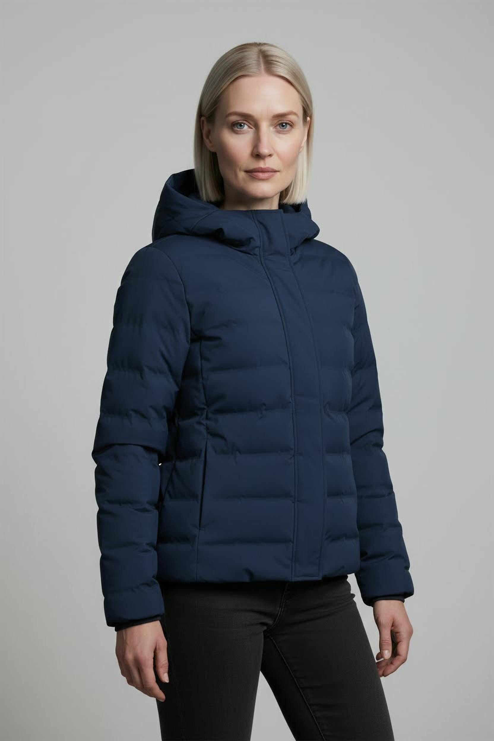 CMP Steppjacke WOMAN JACKET FIX HOOD (1-St) mit fester Kapuze, wärmend, winddicht, wasserabweisend