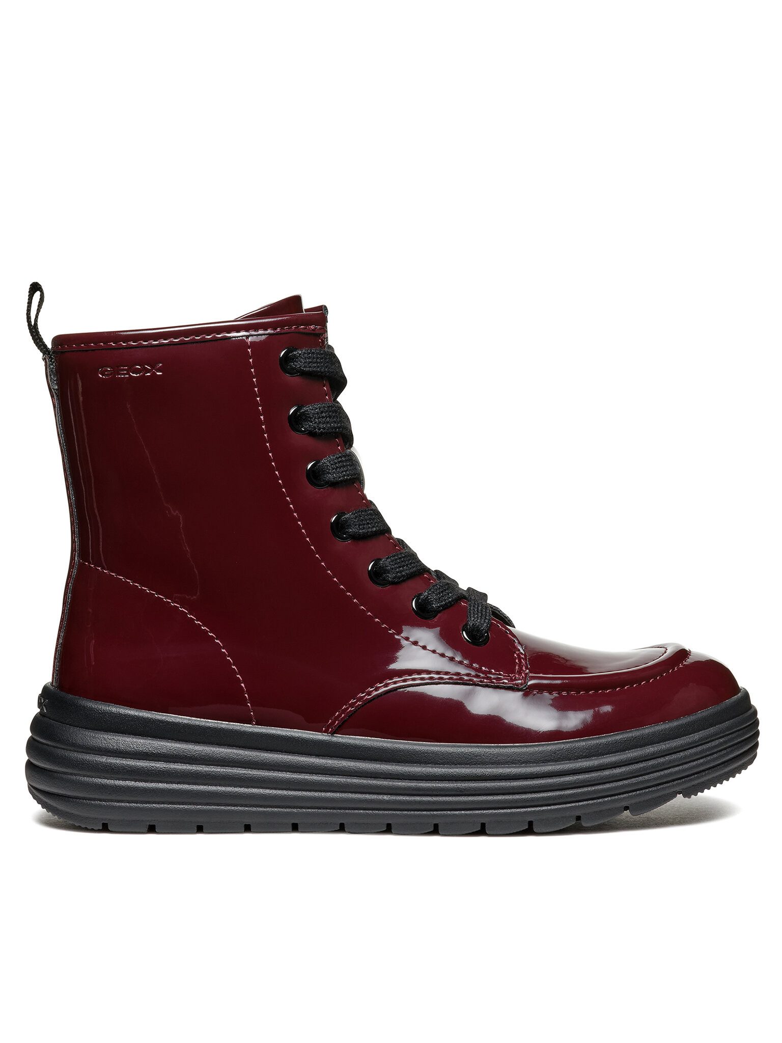 Geox Geox Stiefel J Phaolae Girl J46ETA 000HH C7357 S Dunkelrot Stiefel
