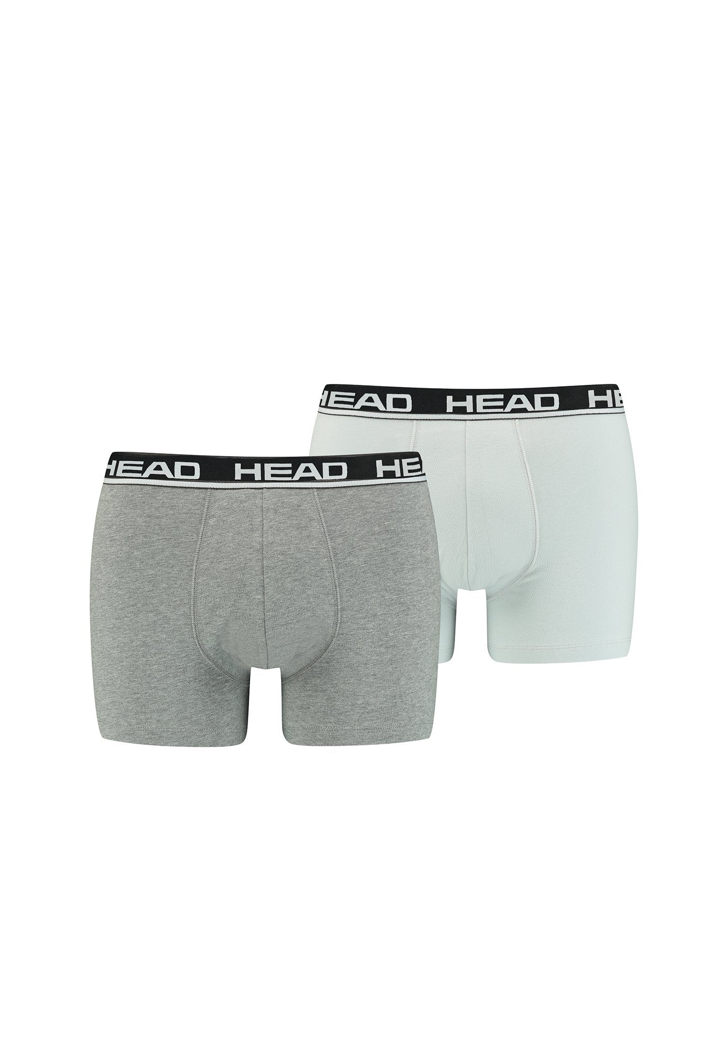 Head Boxershorts Head Basic Boxer 2P (2-St) 012 - Grey combo