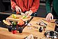 RÖSLE Santokumesser »Tradition«, scharfes Küchenmesser zum Schneiden von Fleisch, Fisch, Geflügel und Gemüse, Kullenschliff, Klingenspezialstahl, ergonomischer Griff, Bild 5