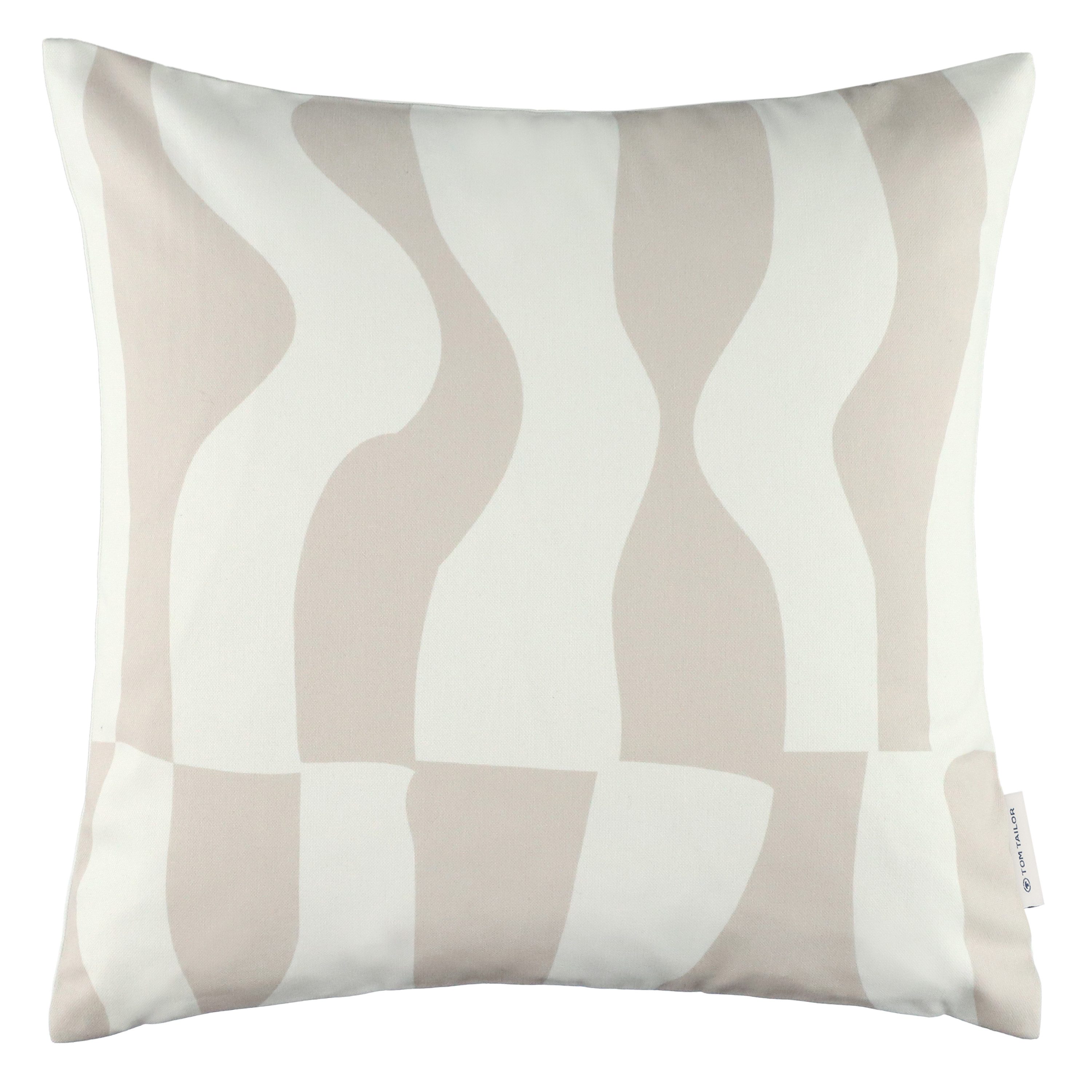 TOM TAILOR HOME Kissenbezug Modern Waves, (1 Stück), modernes Wellenmotiv