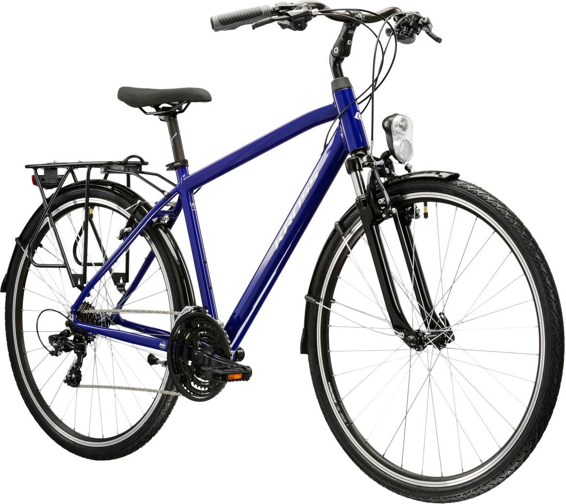 Kross Trekkingrad Trans 1.0, 21 Gang Shimano TOURNEY TY300 Schaltwerk, Kettenschaltung