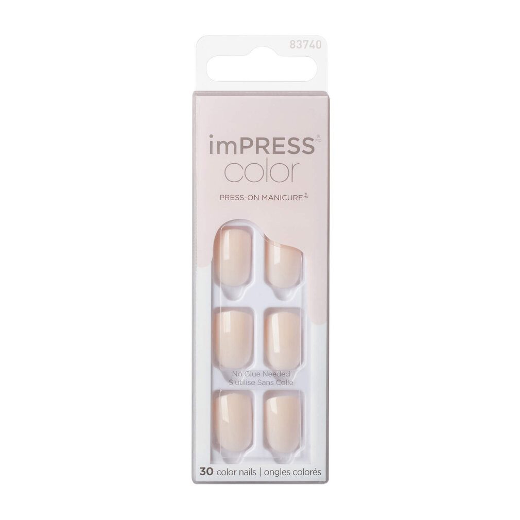 Kiss Nageldesign Zubehör Self-adhesive nails imPRESS Color Point Pink 30 pcs