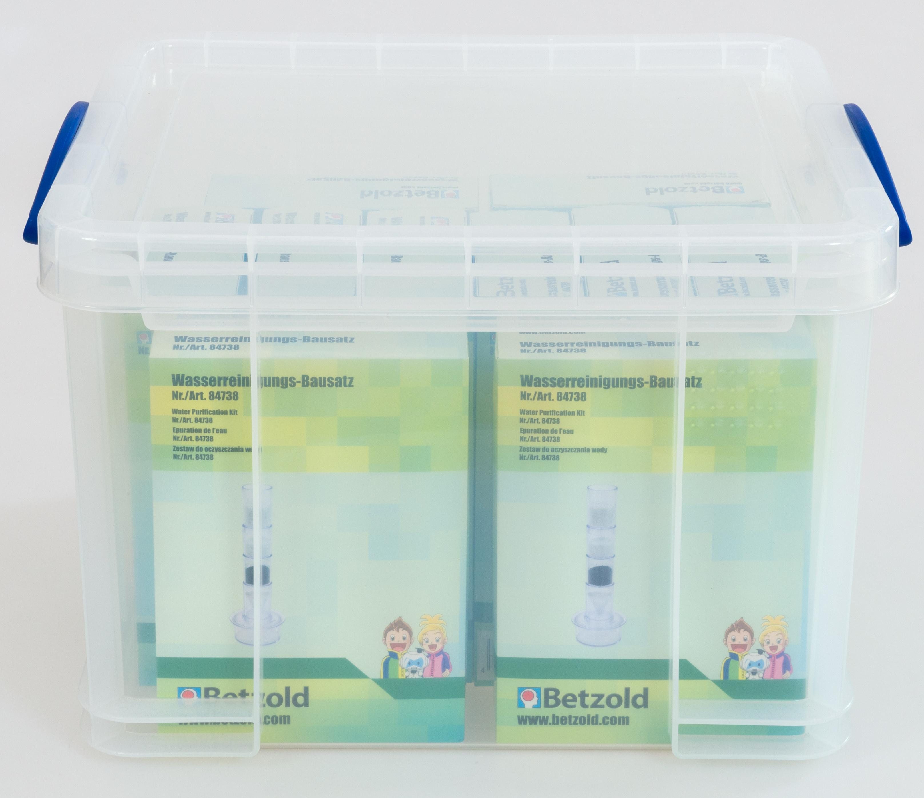 Betzold Experimentierkasten Wasserfilter-Set in Transportbox