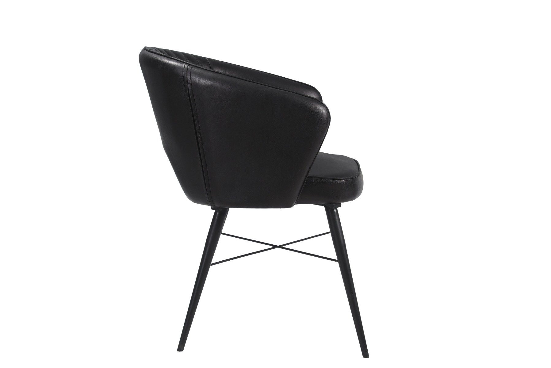 I Catchers Stuhl Stuhl Alonso Leather Chair Black