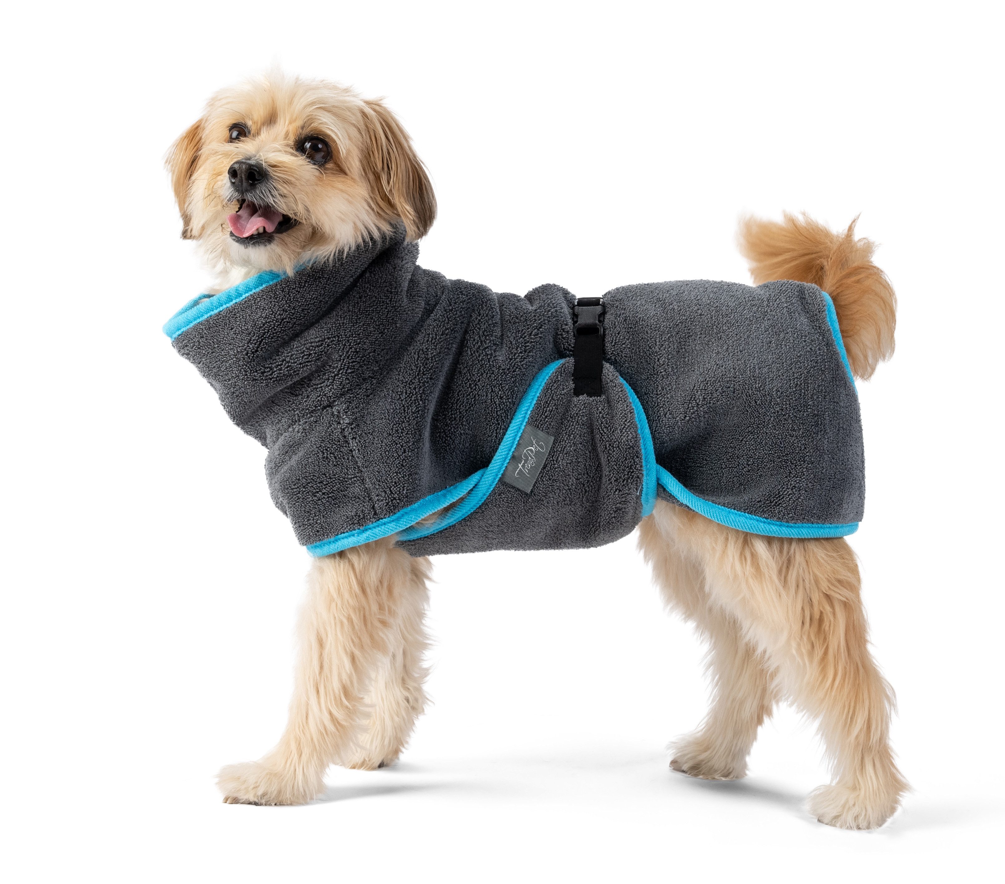 Hundebademantel Dampfhund