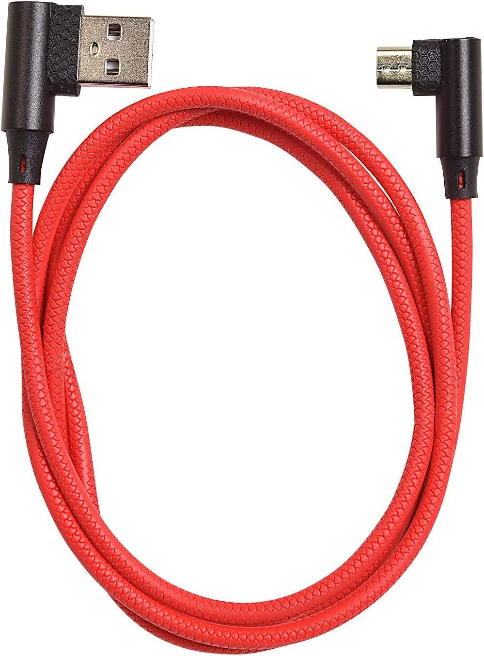 90 Grad 1m Micro-USB Winkel USB Kabel abgewinkelt Nylon USB-Kabel