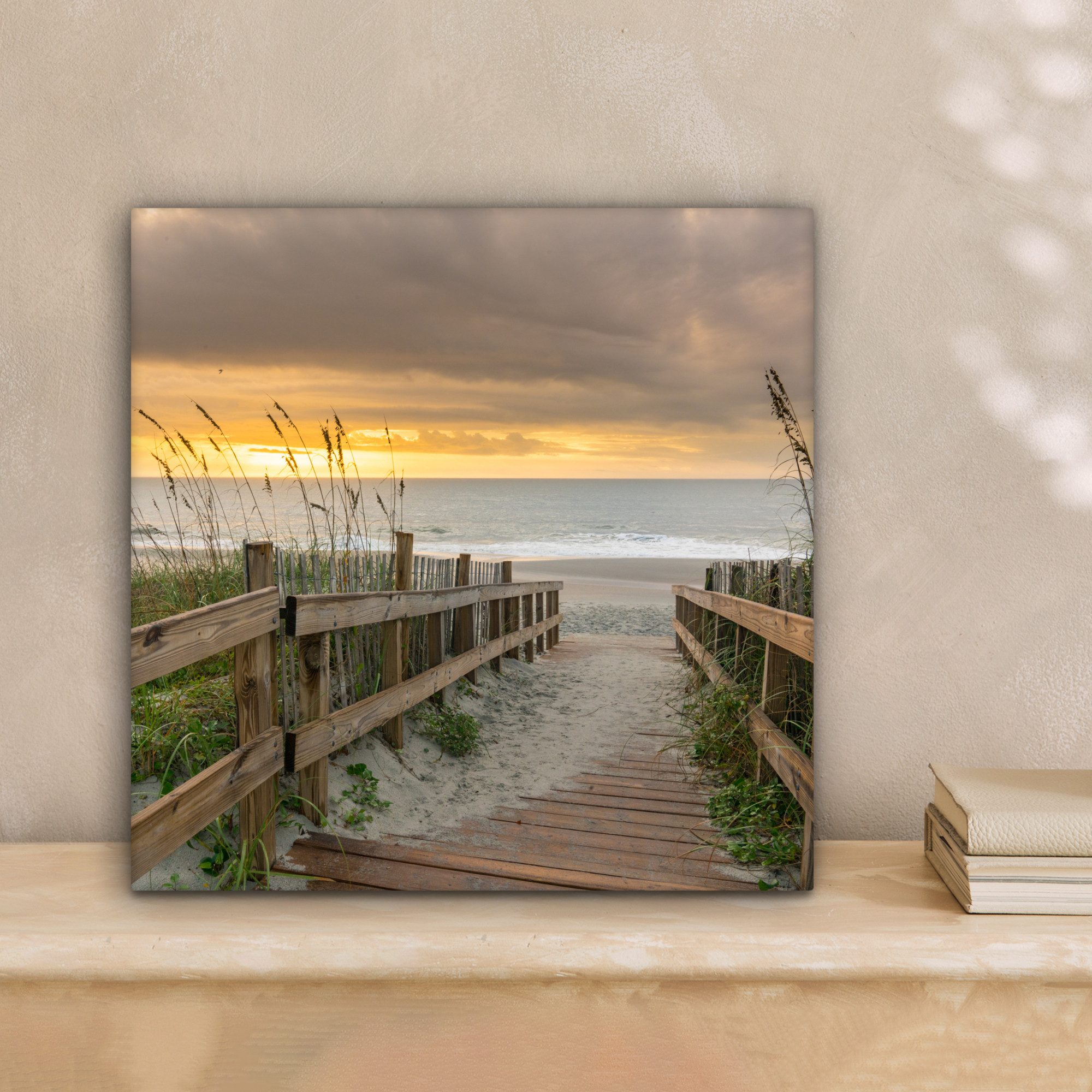 OneMillionCanvasses® Leinwandbild Strand - Meer - Düne - Weg, Fotodruck (1 günstig online kaufen