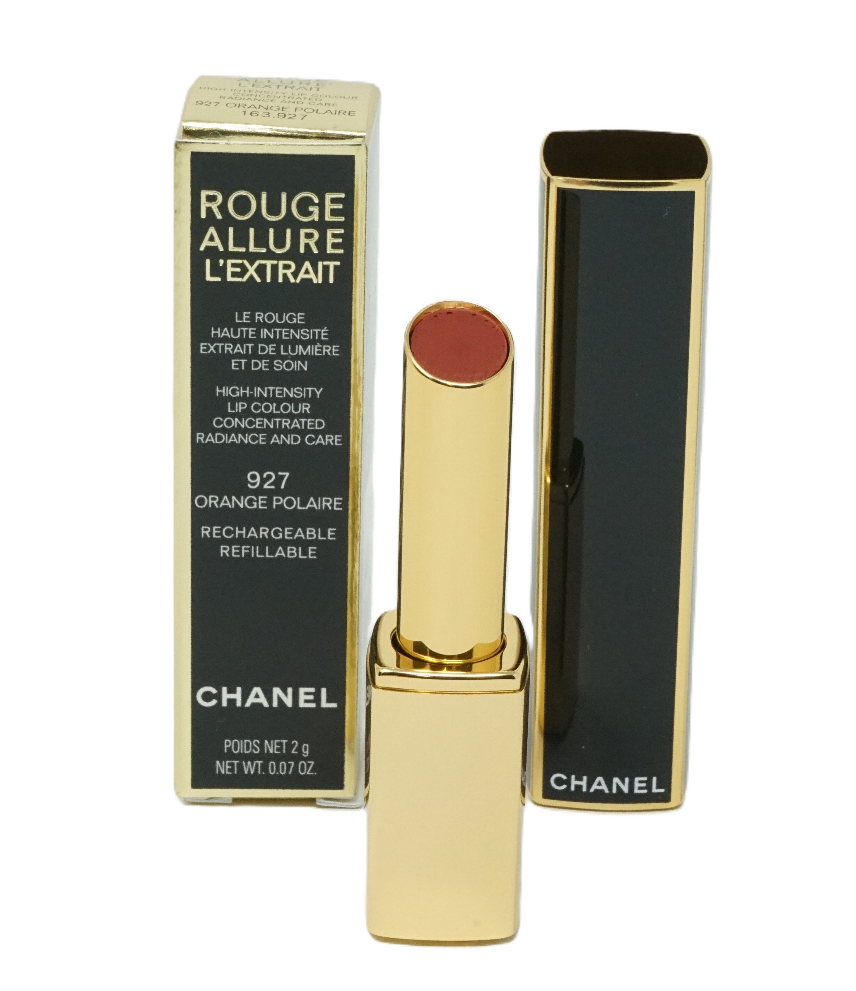 Lippenstift Chanel L'Extrait lip colour 927 Orange Polaire refillable 2g