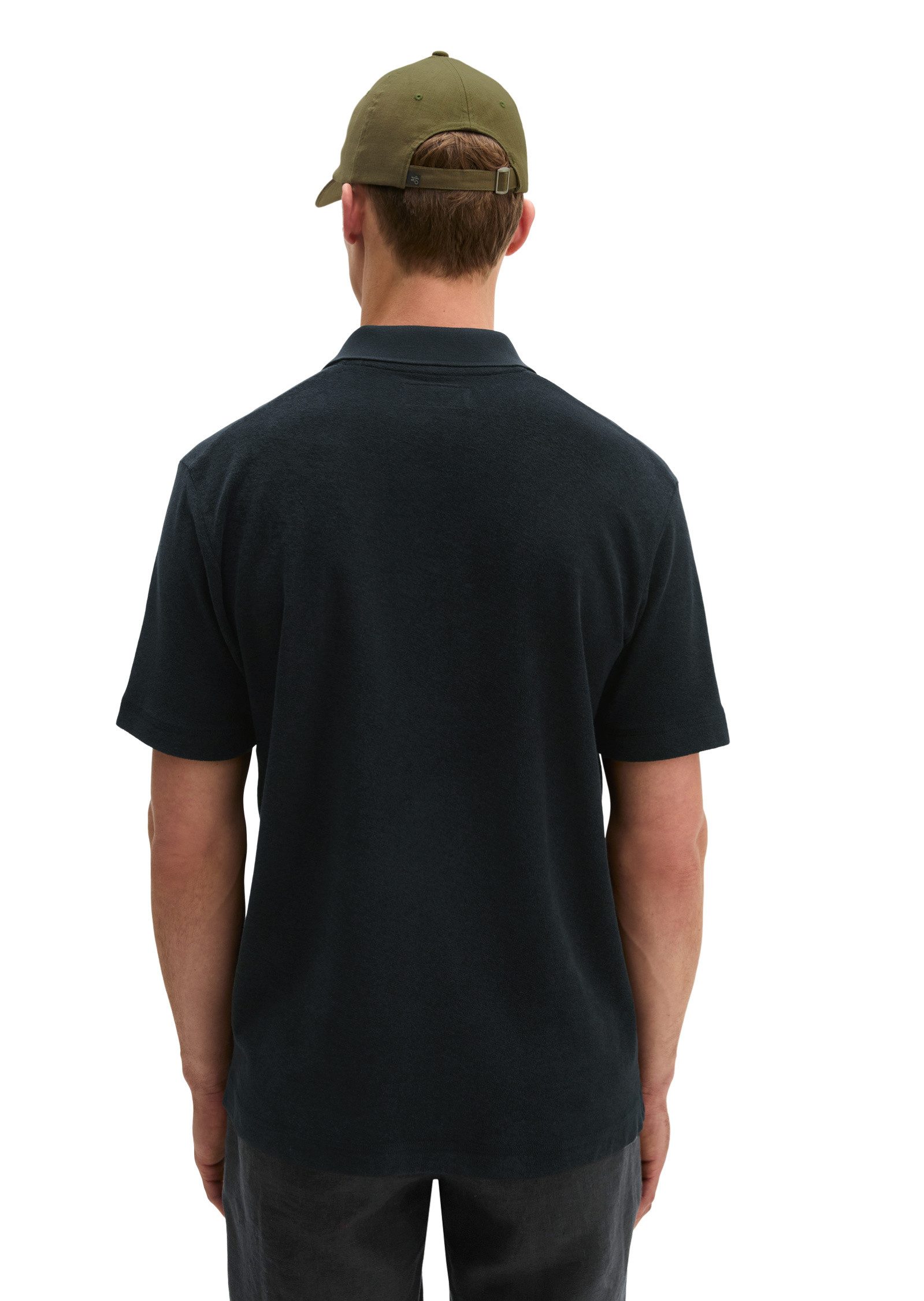 Marc O'Polo Poloshirt aus weichem Jersey-Frottee