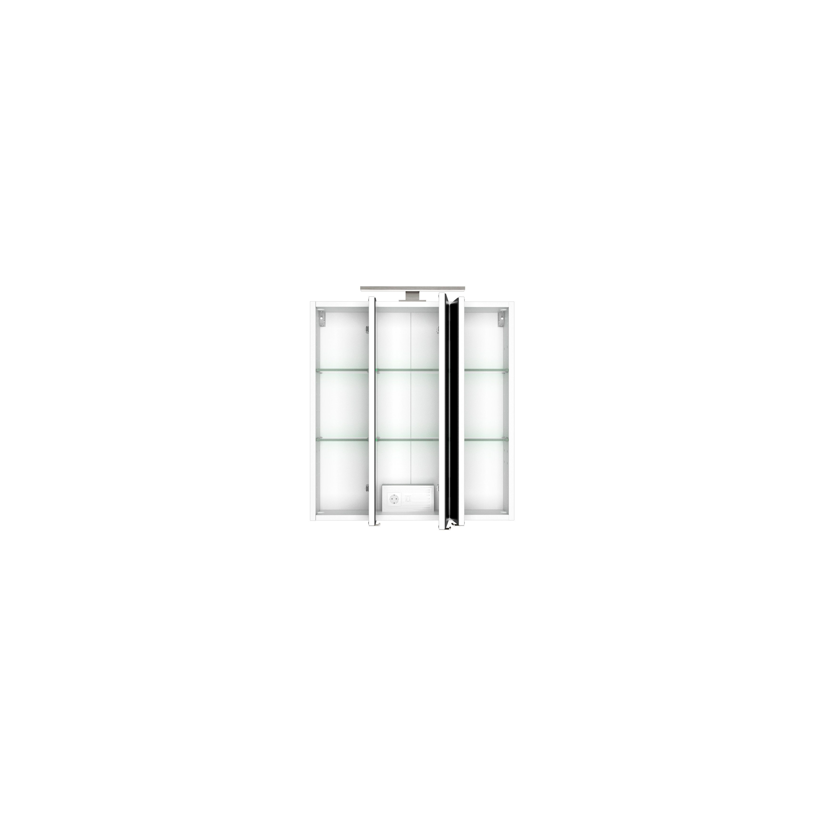 HELD MÖBEL Spiegelschrank 60 x 66 x 20 cm (B/H/T)