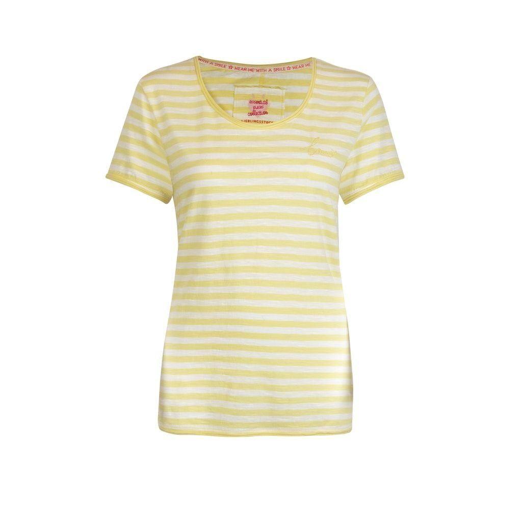 Lieblingsstück T-Shirt Cia (1-tlg) Stickerei, Material: Obermaterial: 100%  Baumwolle